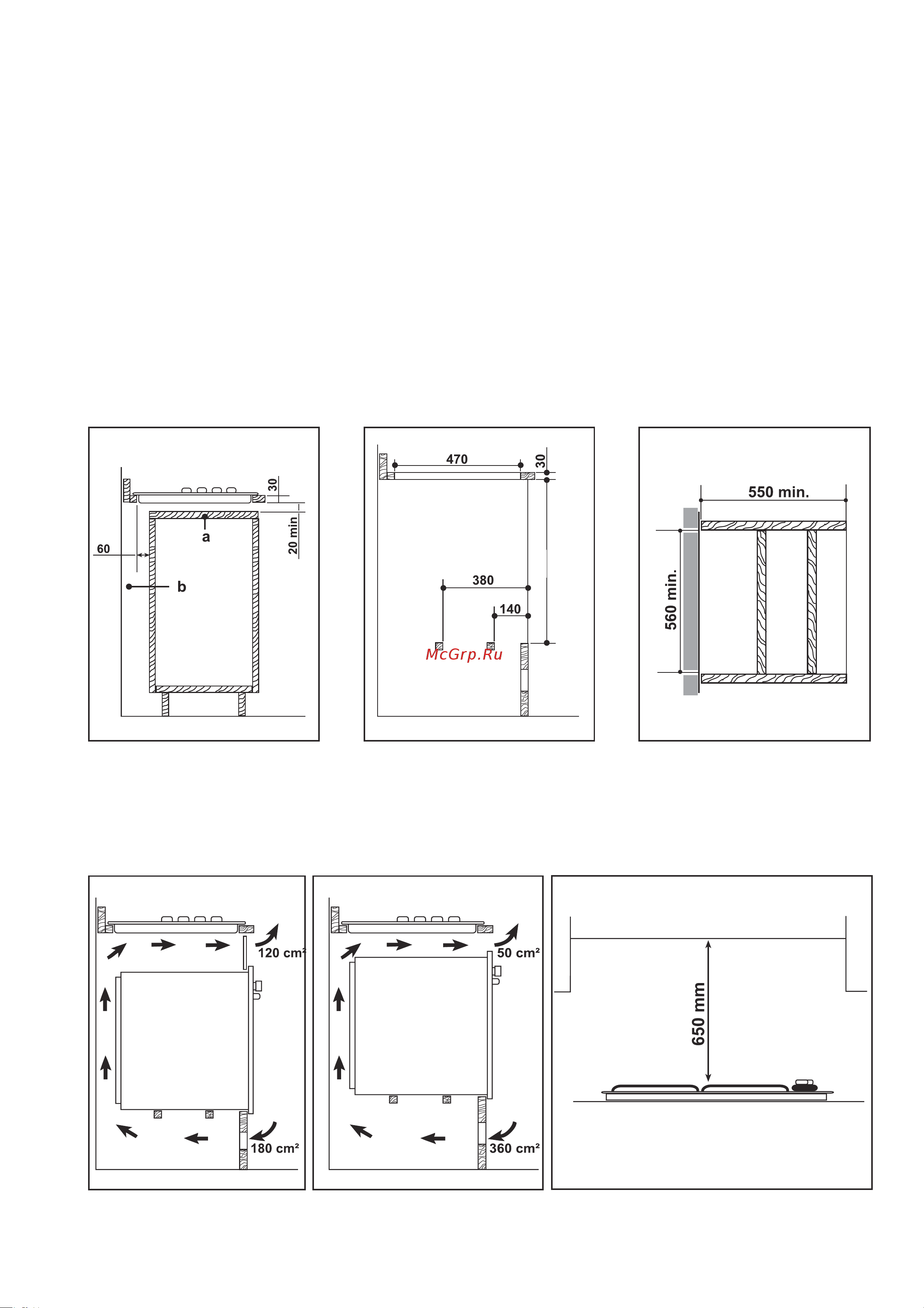 Zanussi ZGL 646_ZXL 636 [10/24] Possibilities for insertion