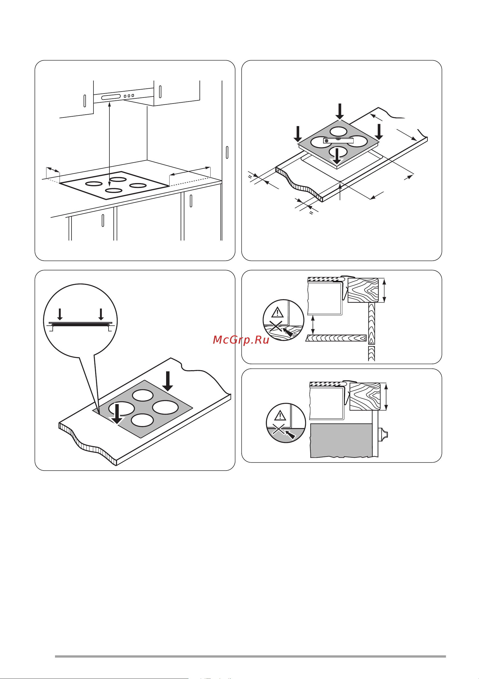 Zanussi ZVT65X [4/44] Min 20 mm