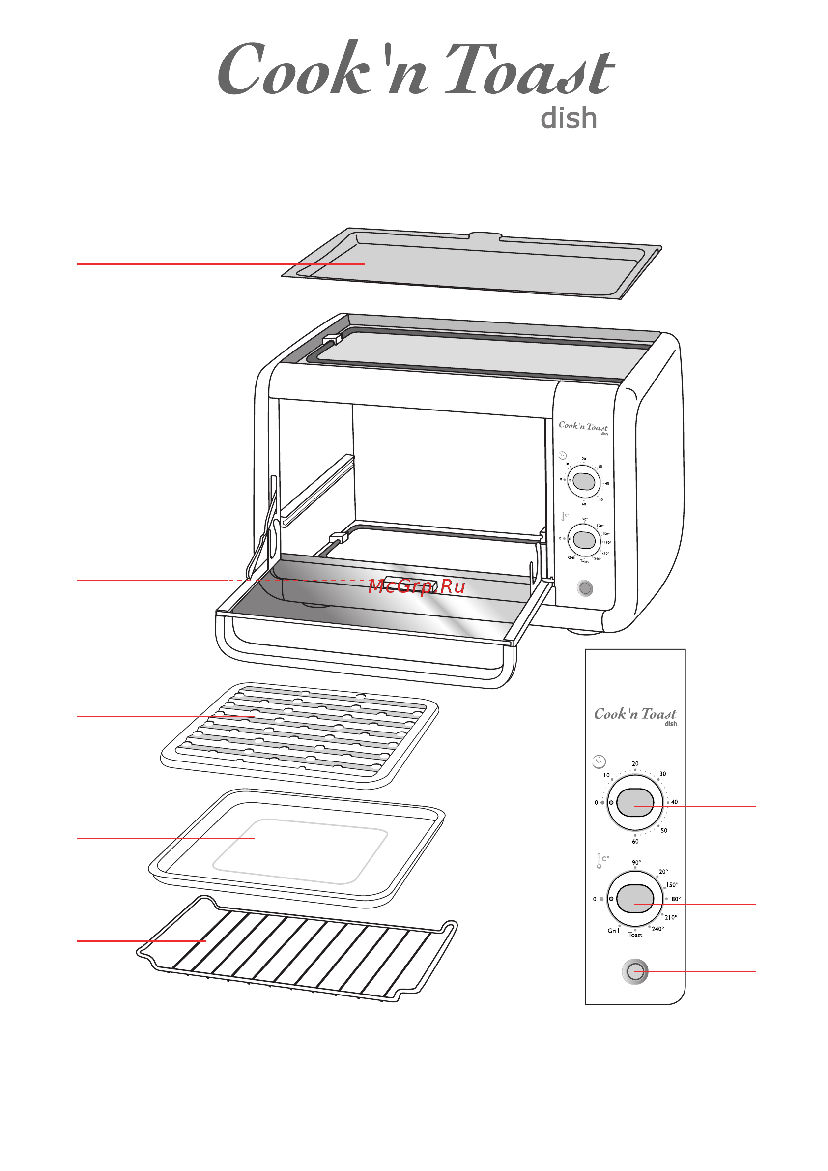 Tefal OT 208030 Руководство по эксплуатации онлайн [3/64] 731524
