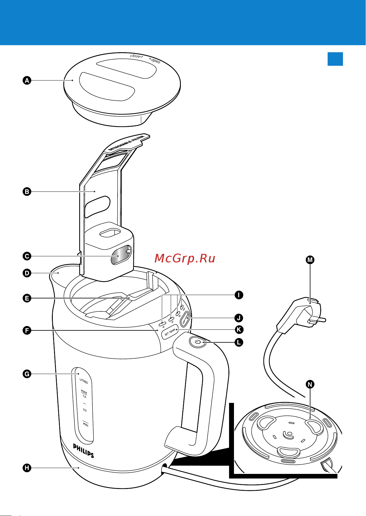 Philips HD 4686_90 Руководство по эксплуатации онлайн [2/17] 731782