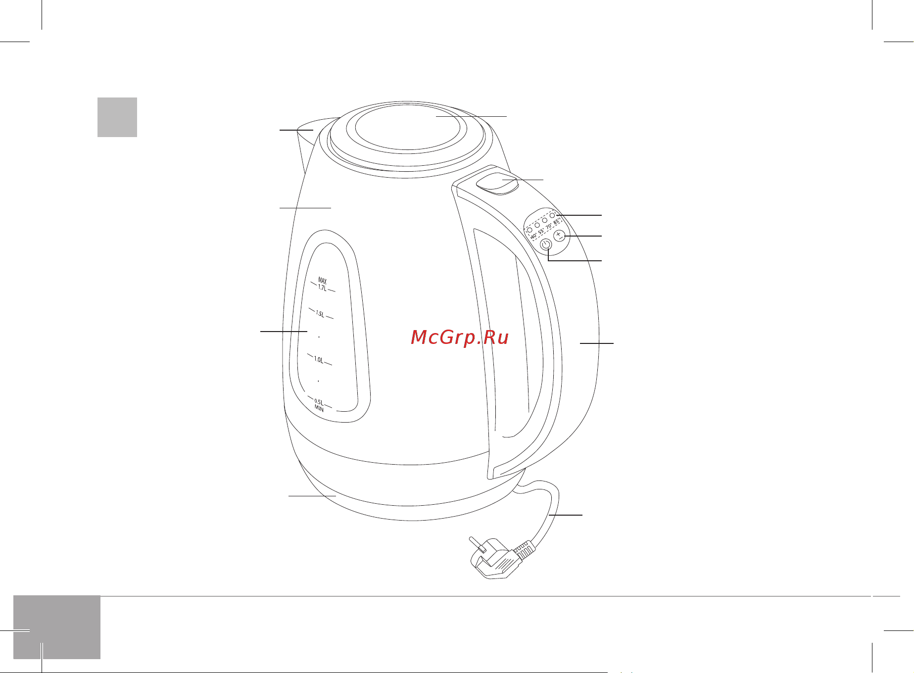 Redmond RK-M215S SkyKettle Руководство по эксплуатации онлайн [4/36] 731805