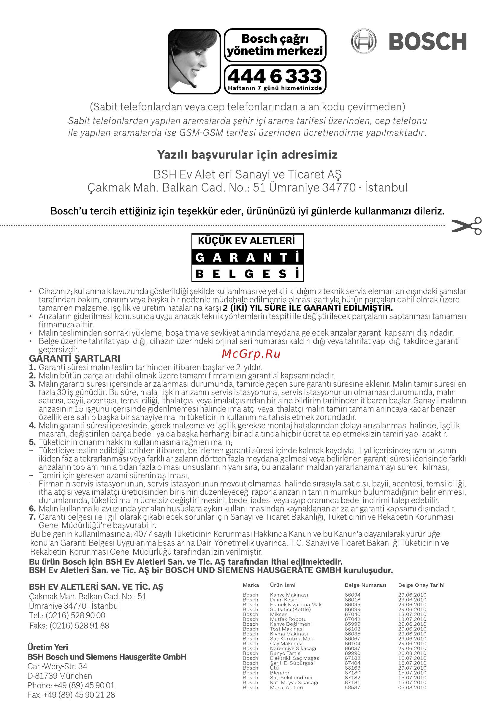 Bosch MFW 22010 Руководство по эксплуатации онлайн [14/44] 731846
