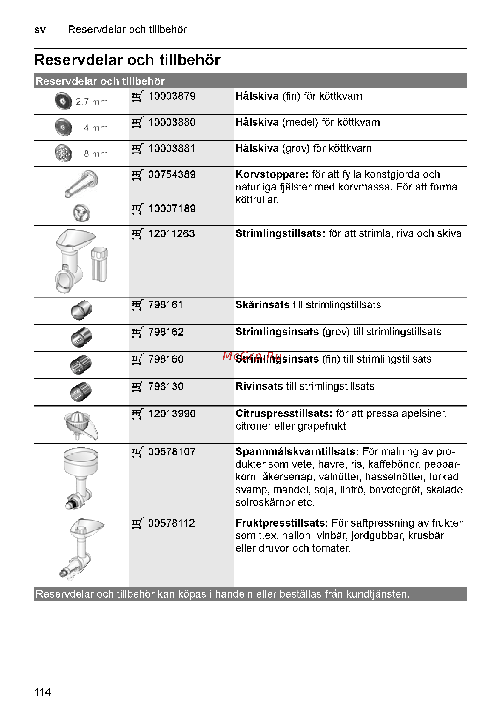 Bosch MFW 3X18B (W) Руководство по эксплуатации онлайн [114/277] 731868