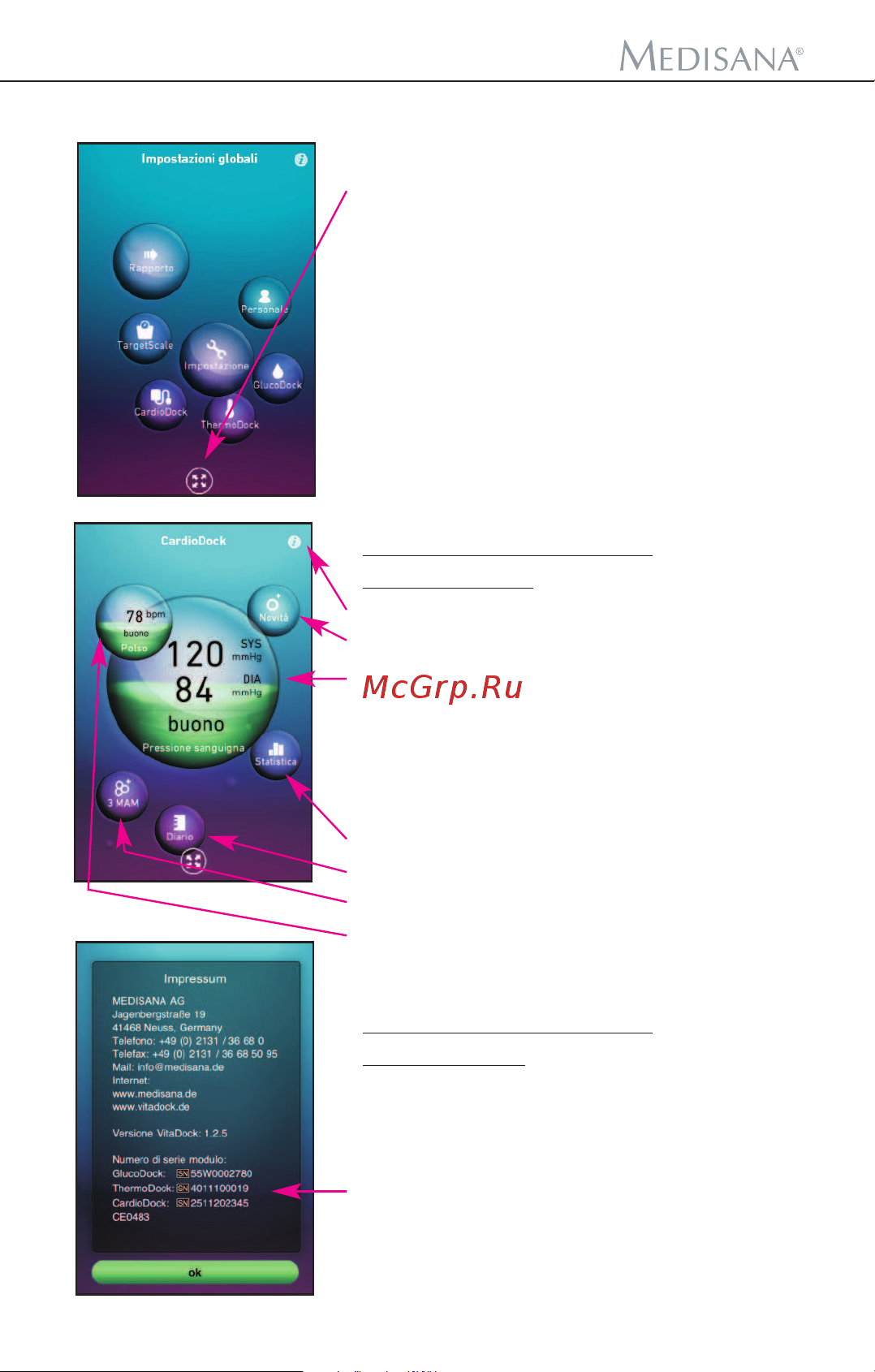 Medisana CardioDock 2 [130/222] Messa in funzione