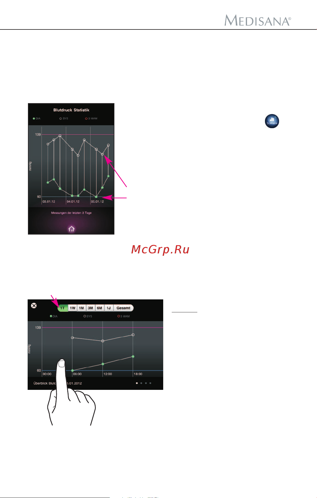 Medisana CardioDock 2 [28/222] Anwendung