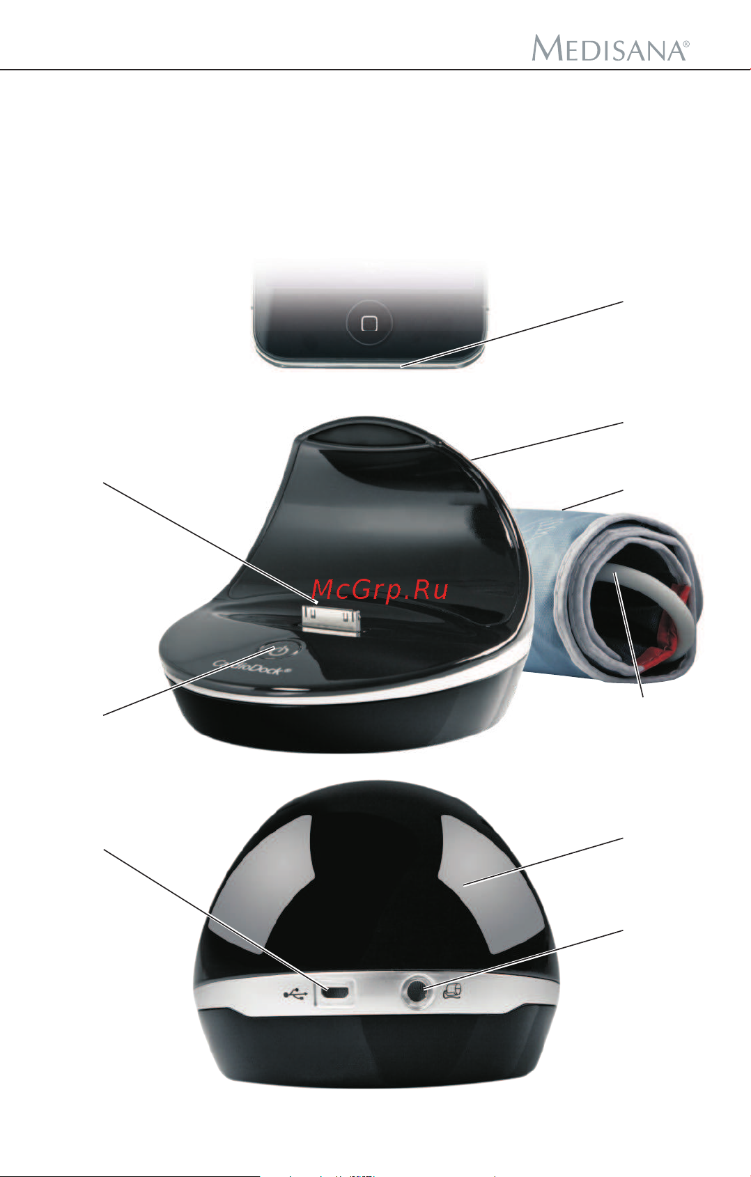Medisana CardioDock 2 [3/222] Vue d ensemble de