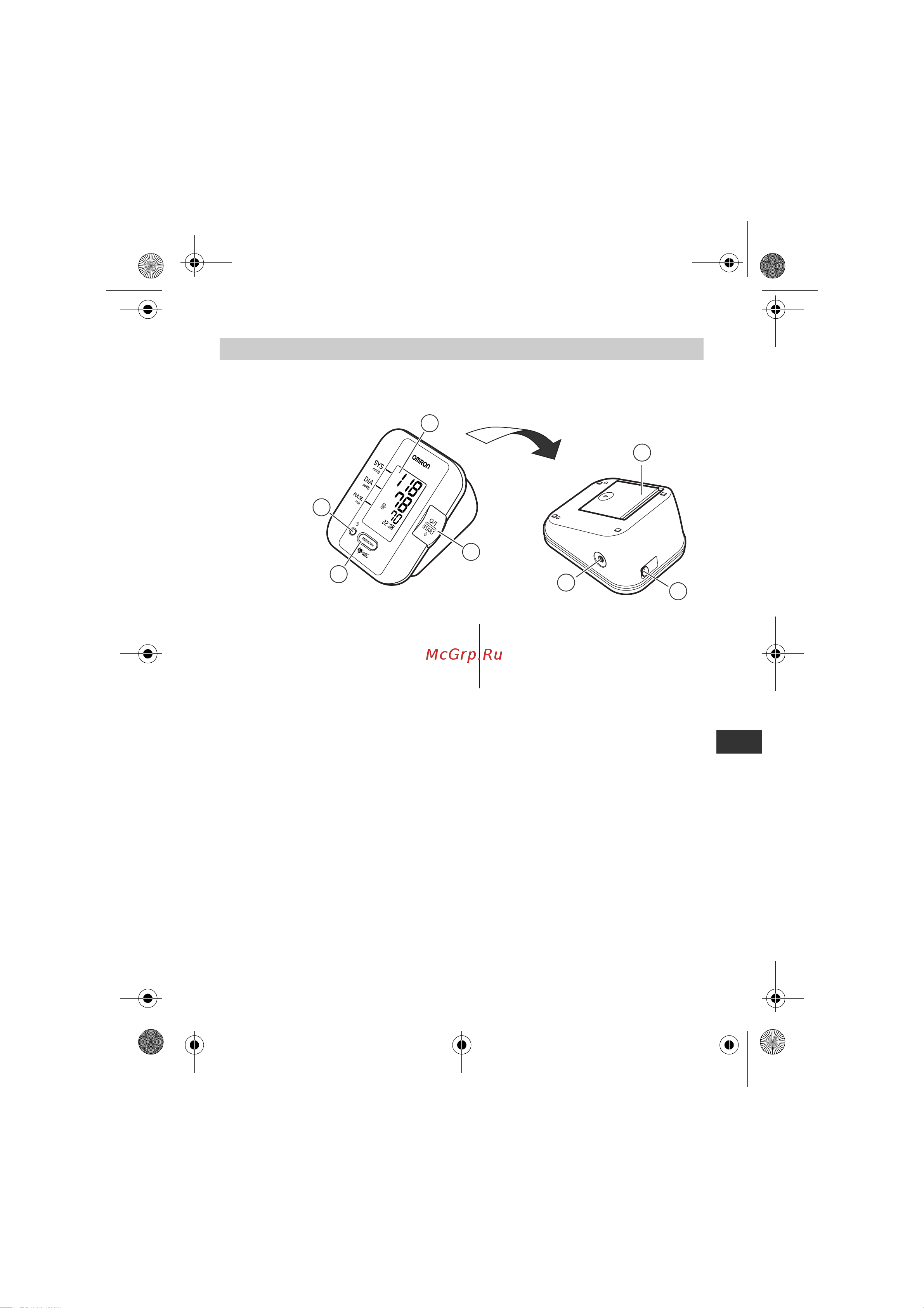 Omron M2 Eco (HEM-7051-RU) [5/84] Main unit