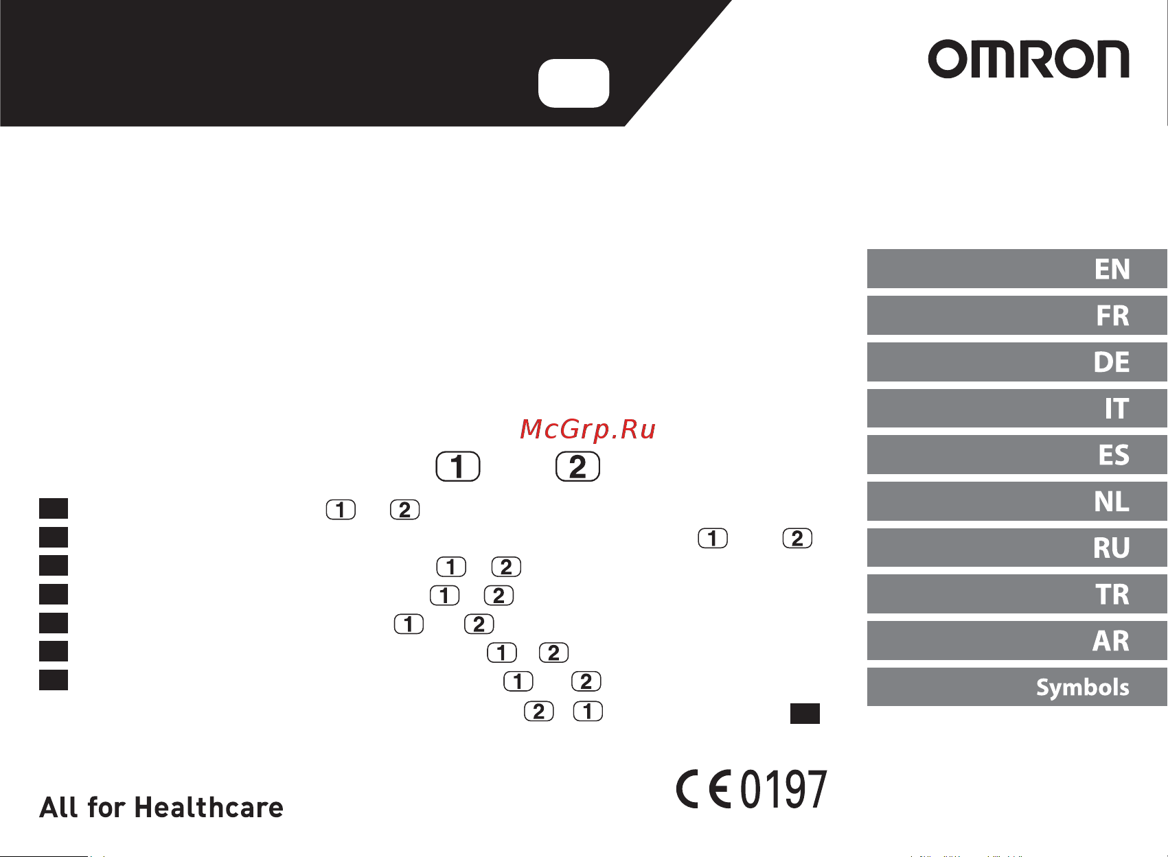 Omron M3 (HEM-7154-E) Руководство по эксплуатации онлайн