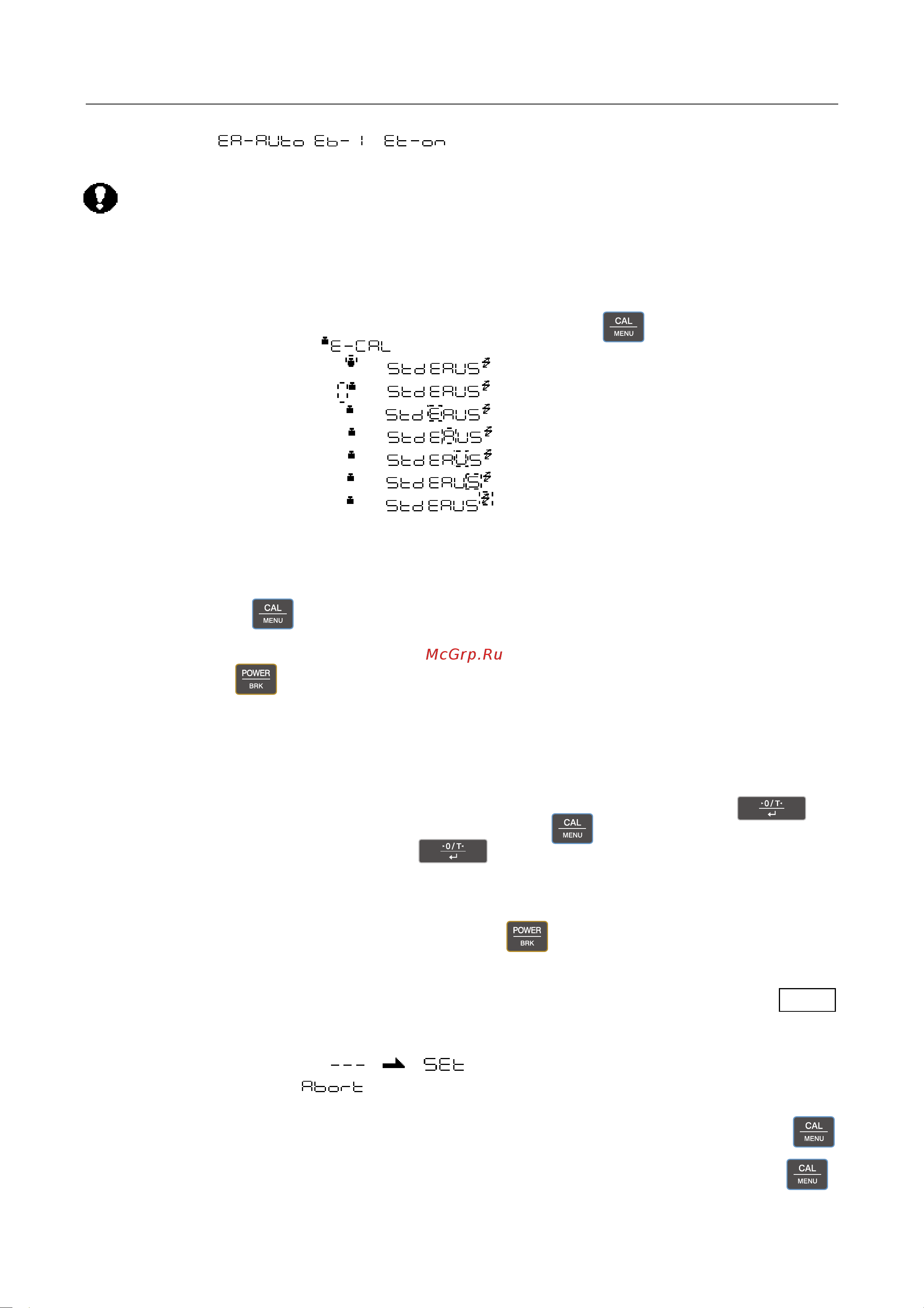 CAS CBX 12KH OB0UBX123GCI0501 [22/95] Настройка весов