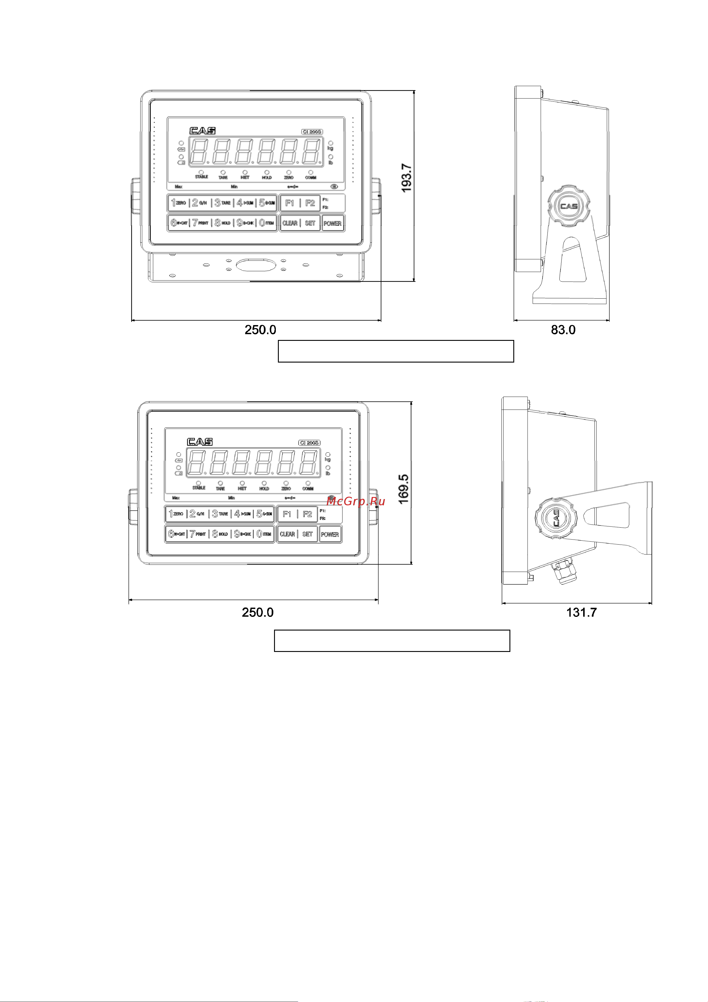 CAS CI-200A Руководство по эксплуатации онлайн [10/67] 732209