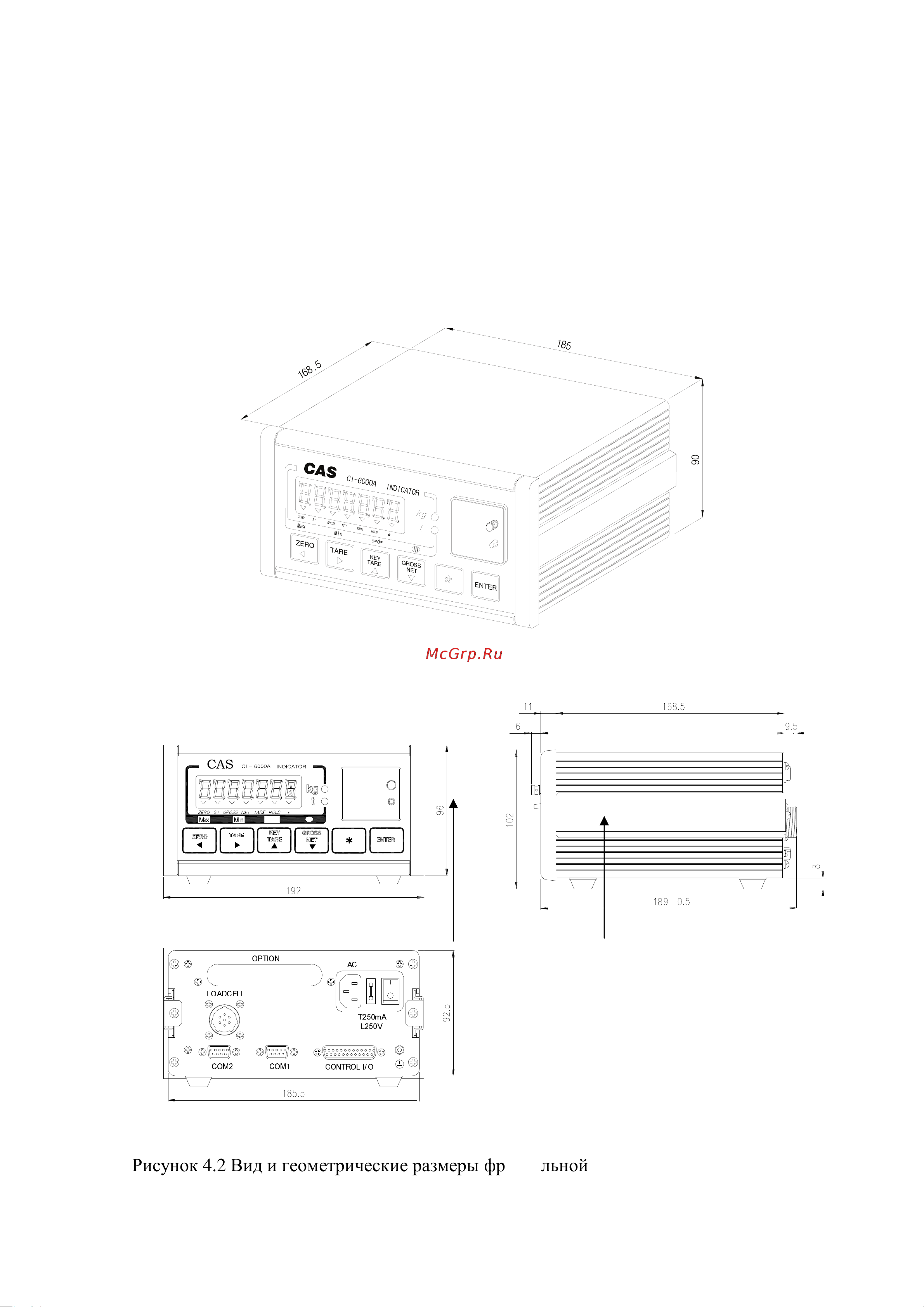 CAS CI-6000A1 [8/51] Общий вид