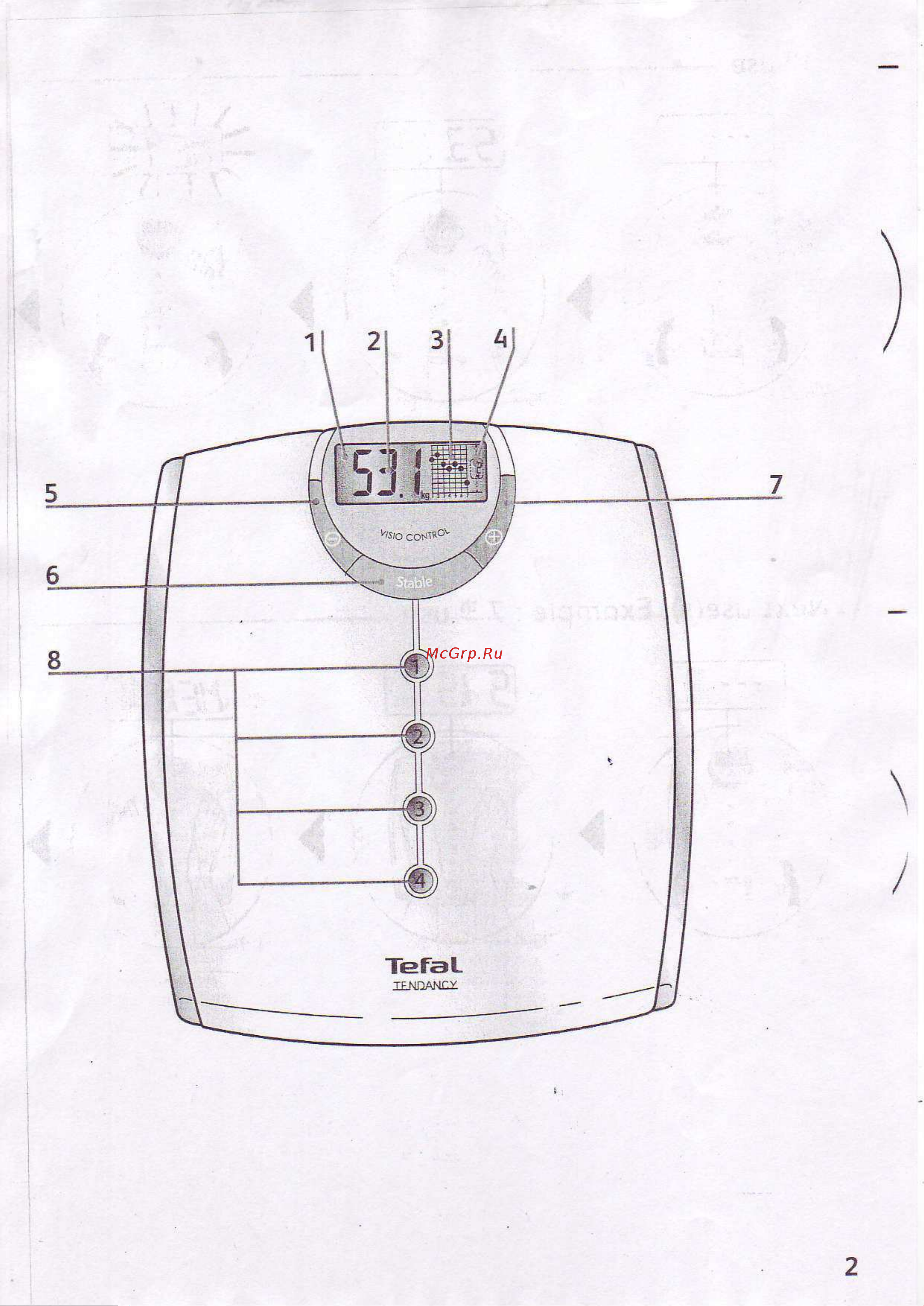 Tefal PP5049B9 TENDANCY Руководство по эксплуатации онлайн [2/8] 732520