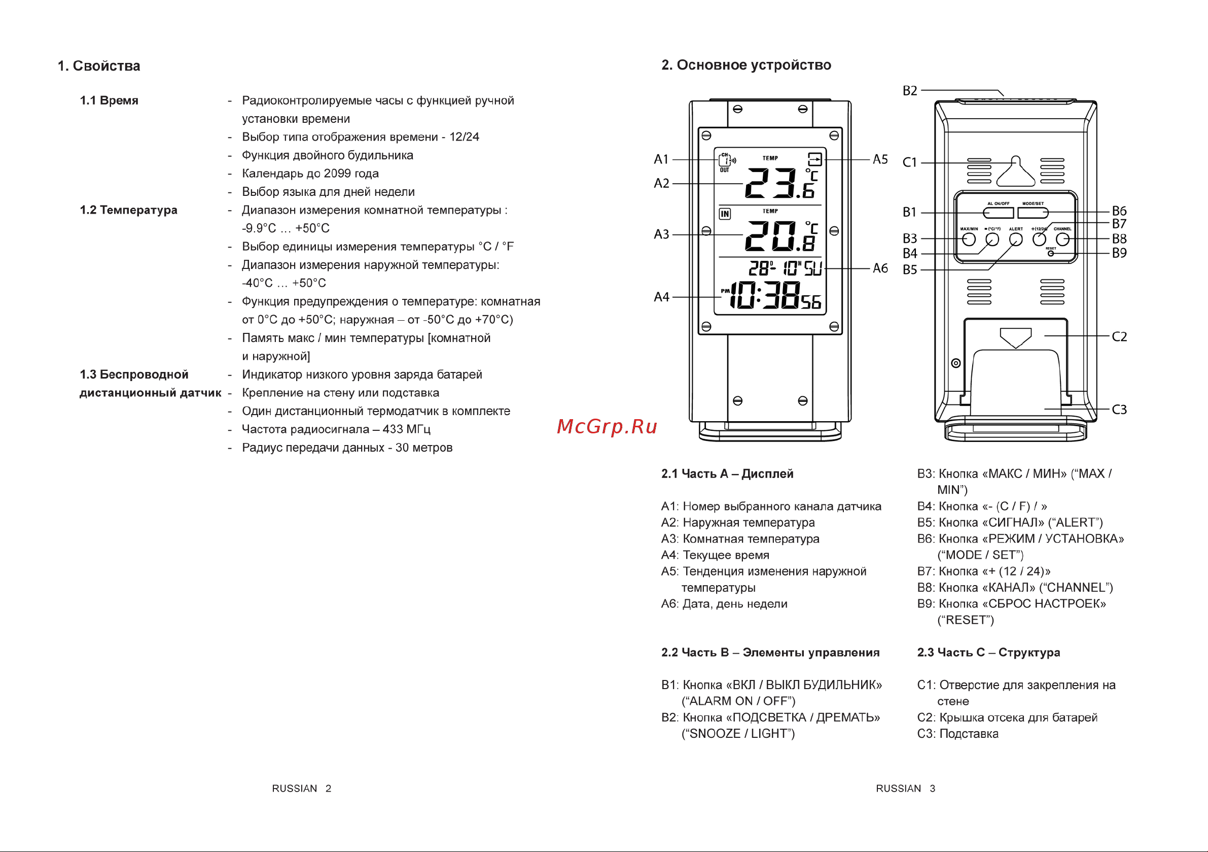 Ea2 OP301 Руководство по эксплуатации онлайн [2/11] 732617