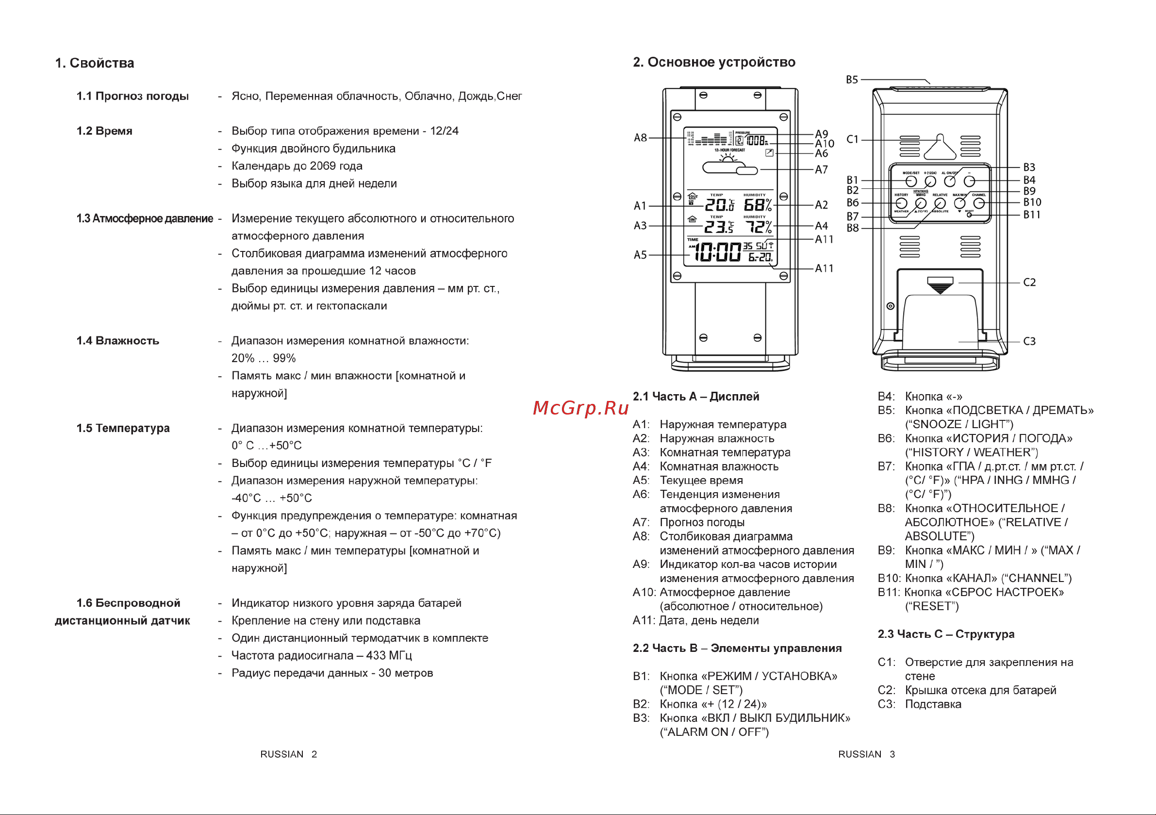 Ea2 OP308 Руководство по эксплуатации онлайн [2/11] 732621