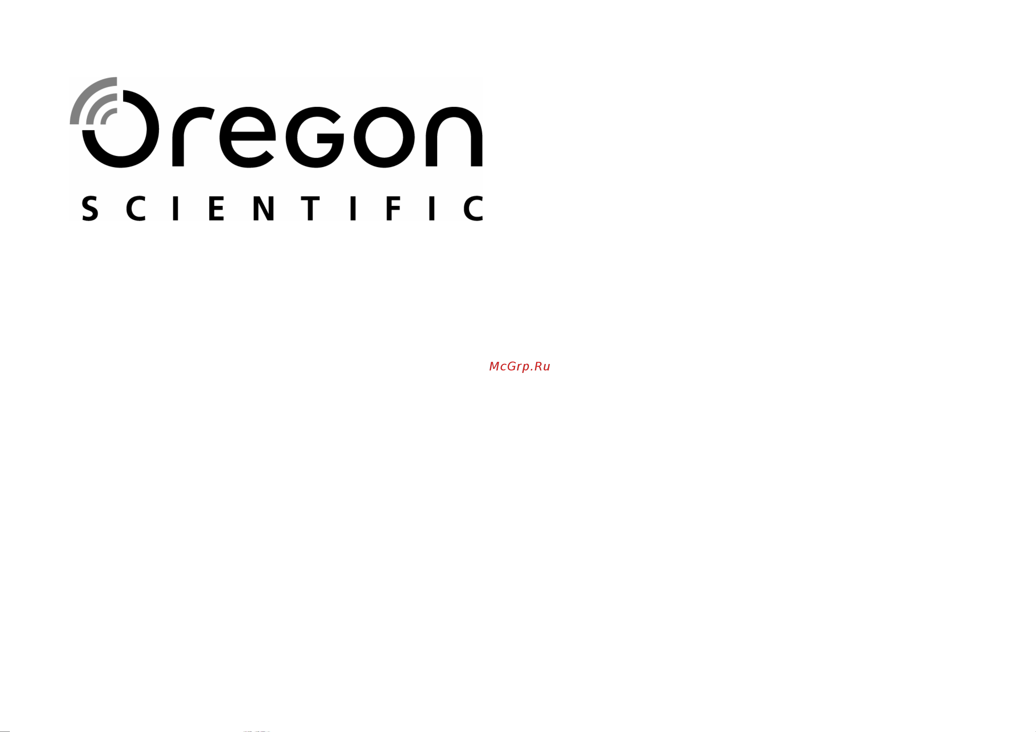 Oregon Scientific BAR339P Руководство по эксплуатации онлайн