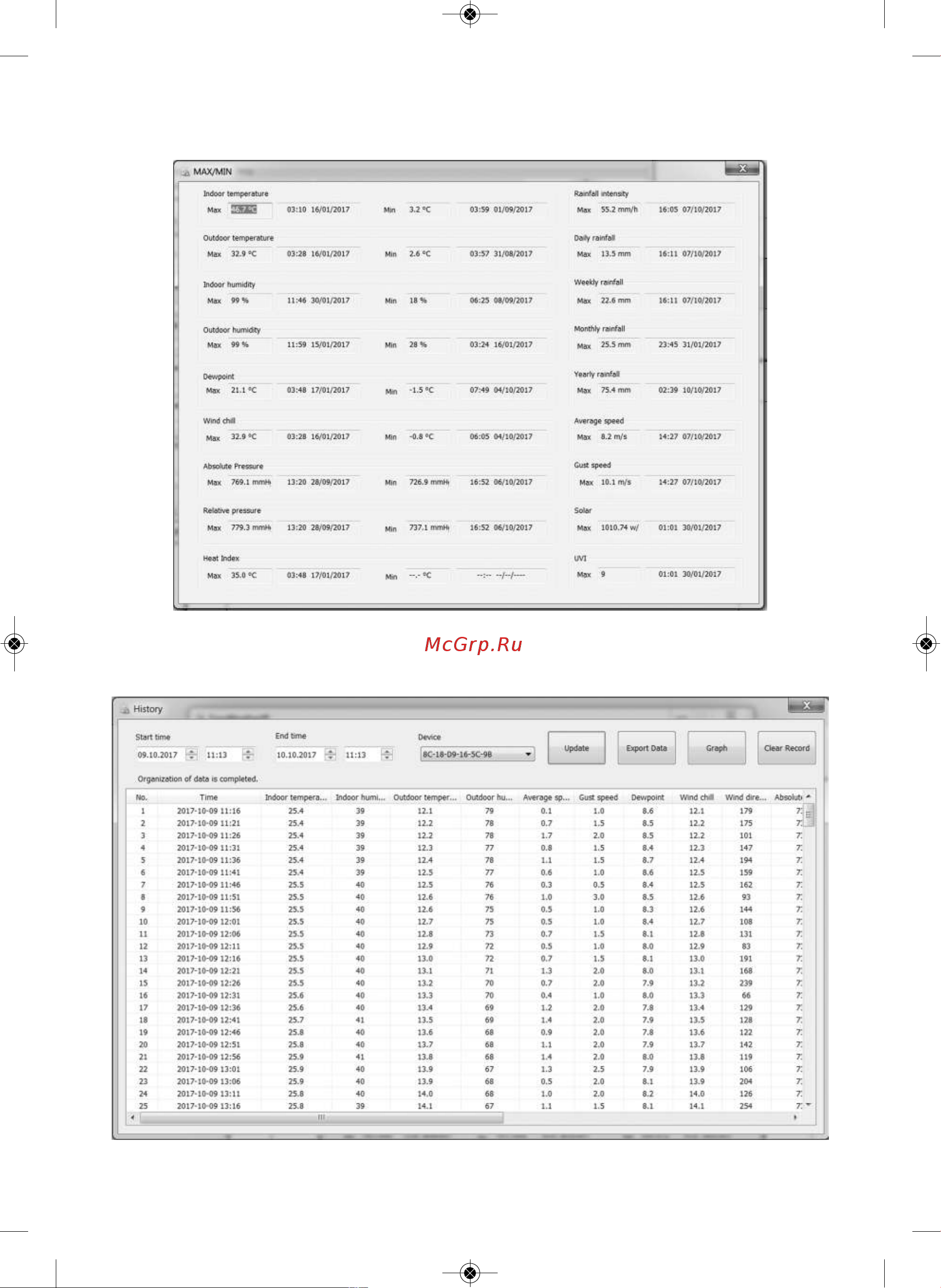 RST 01937 (meteoscan 937PRO) [30/34] Page 6