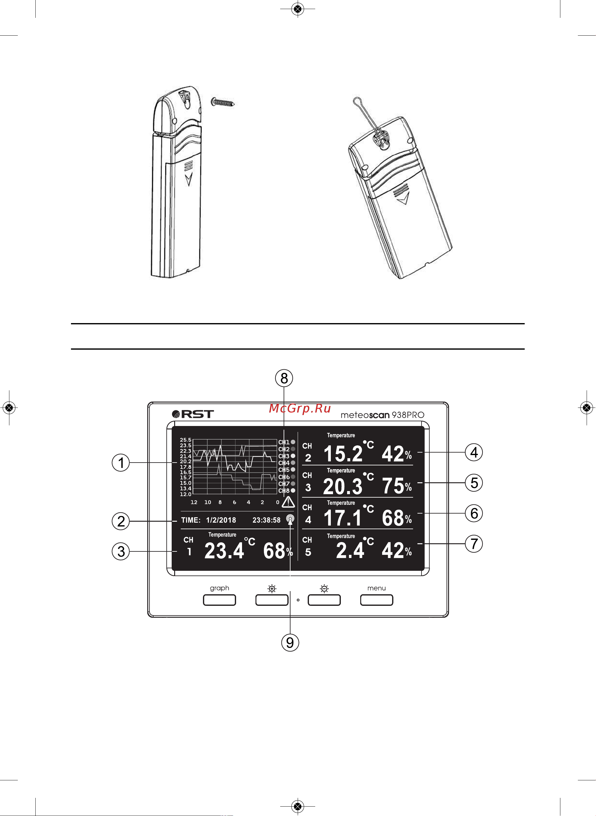 RST 01938 (meteoscan 938PRO) [6/28] Page 3