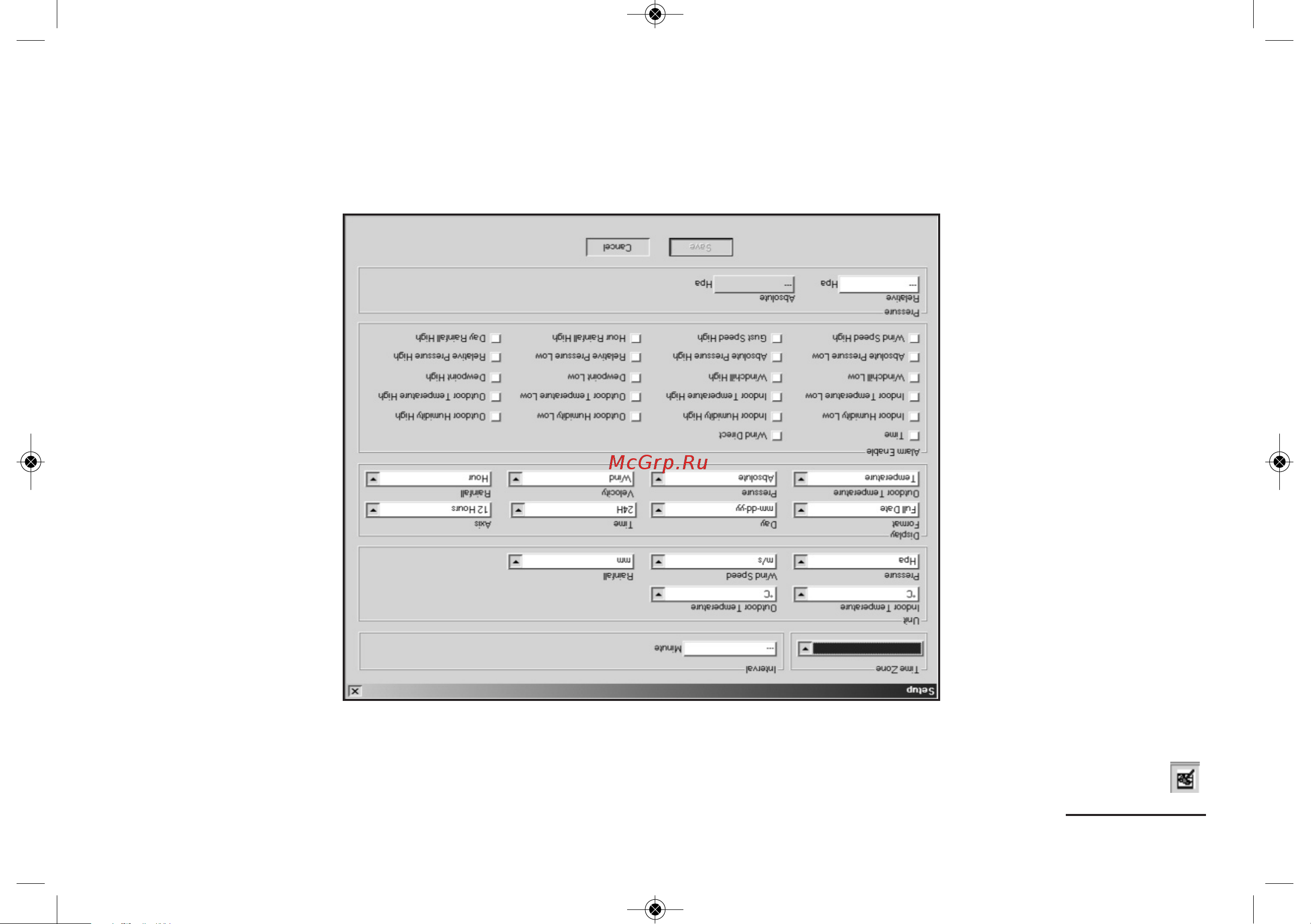 RST 02929 (Meteoscan Pro 929) [35/52] Function button