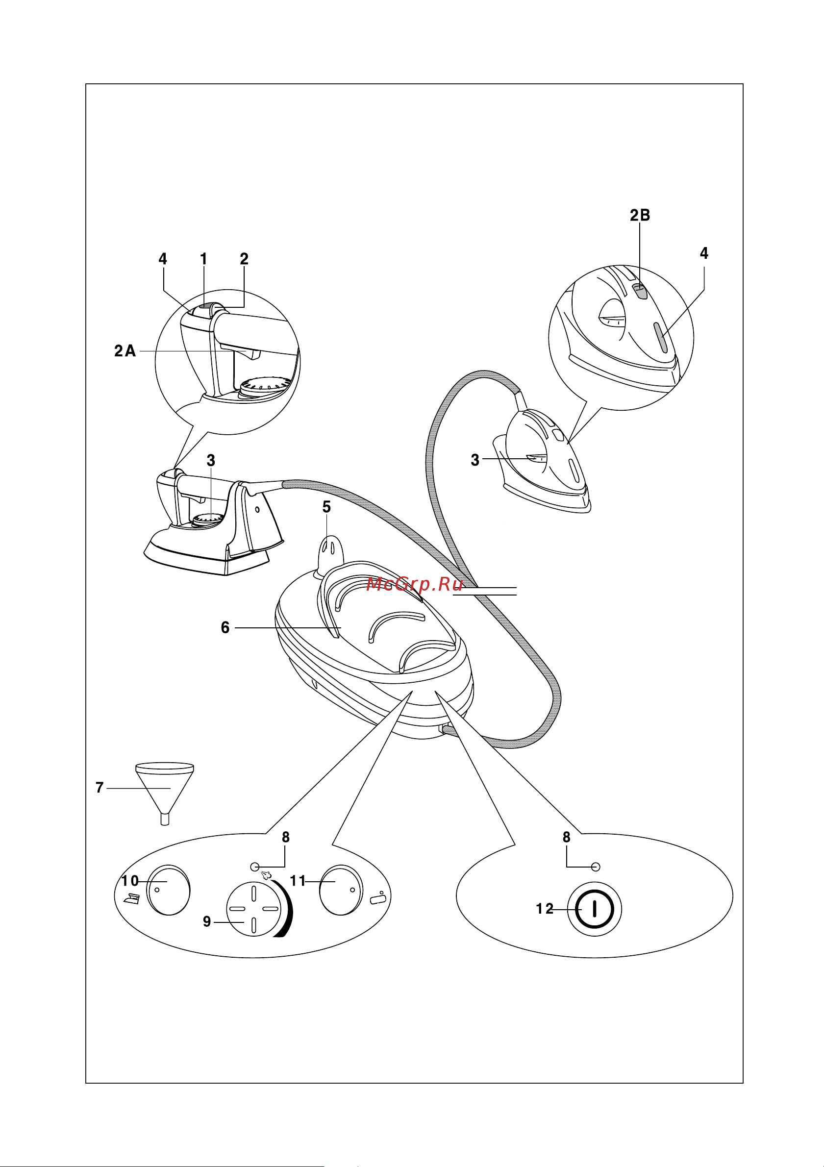 Delonghi PRO 340_PRO 380_VVX 340_VVX 380 Руководство по эксплуатации онлайн [3/7] 732861