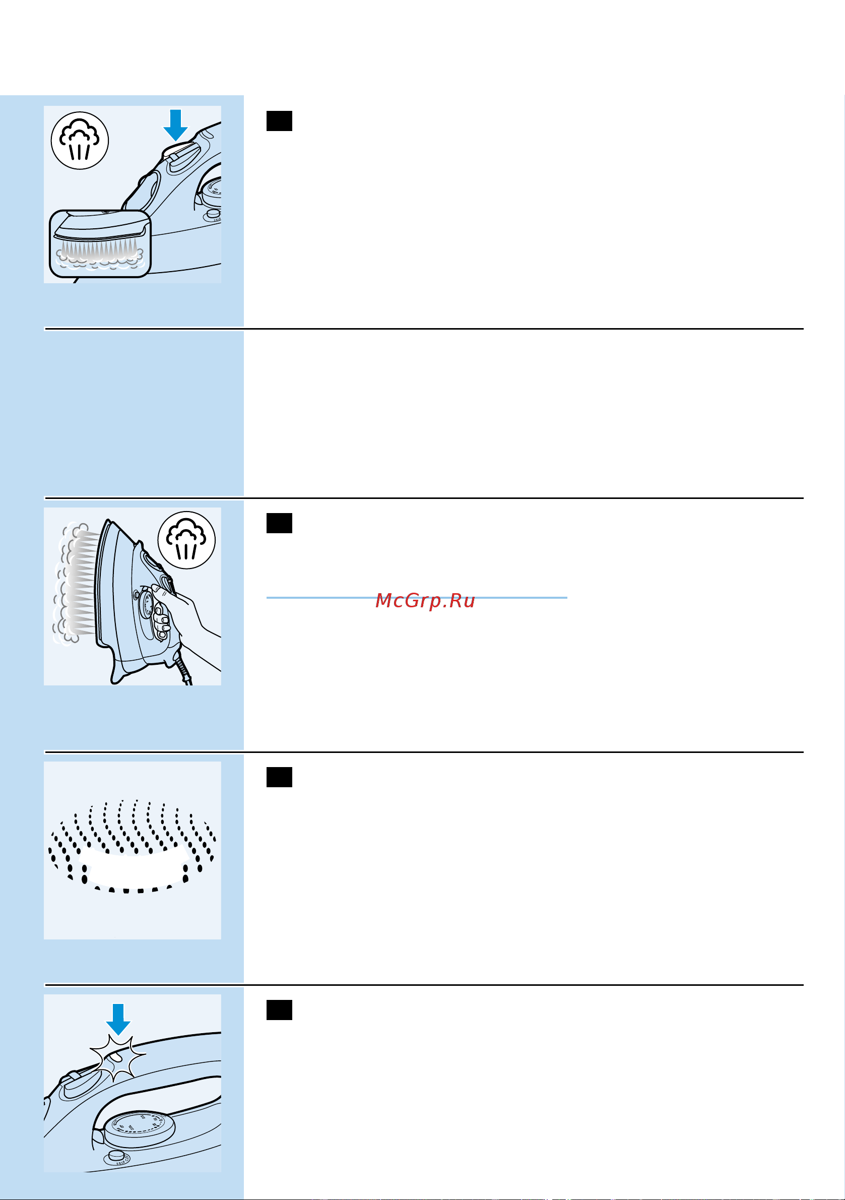 Philips GC4010 Azur [21/96] Jet de abur vertical doar modelul gc4040 4035 4030 4025 4020 4015 4010