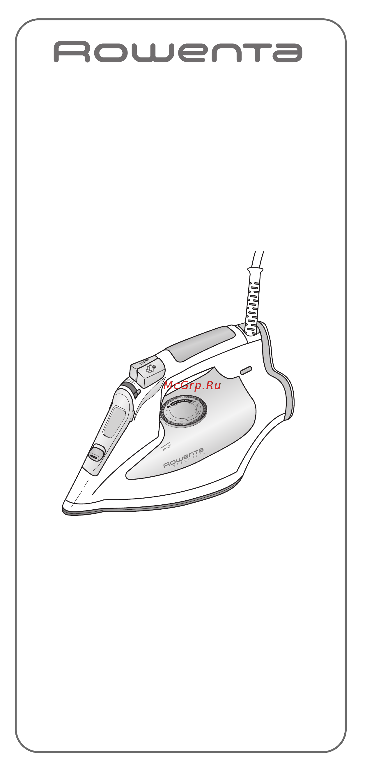 Rowenta DW2030 EFFECTIVE COMFORT Руководство по эксплуатации онлайн