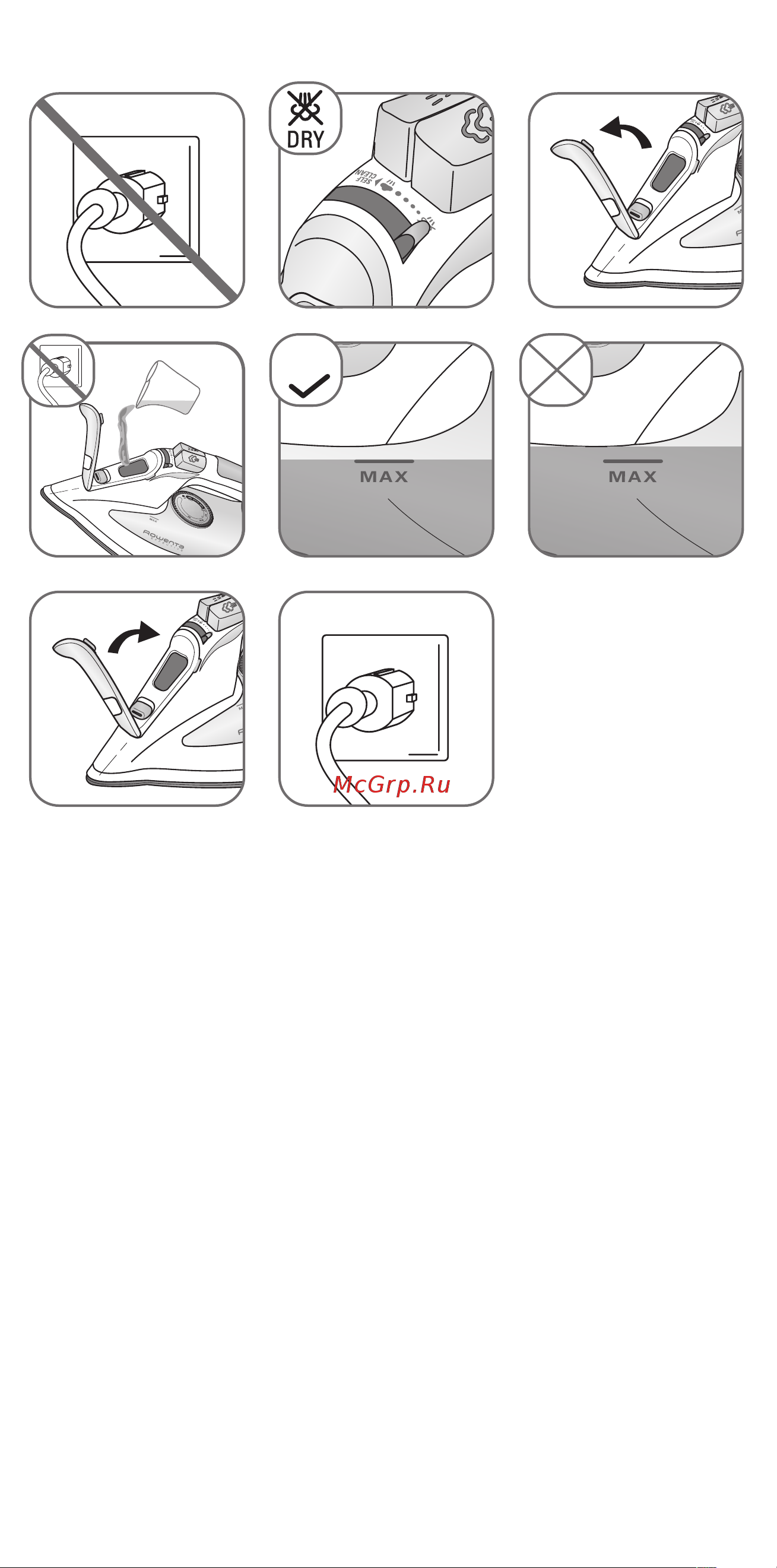 Rowenta DW2030 EFFECTIVE COMFORT [5/96] Water tank filling