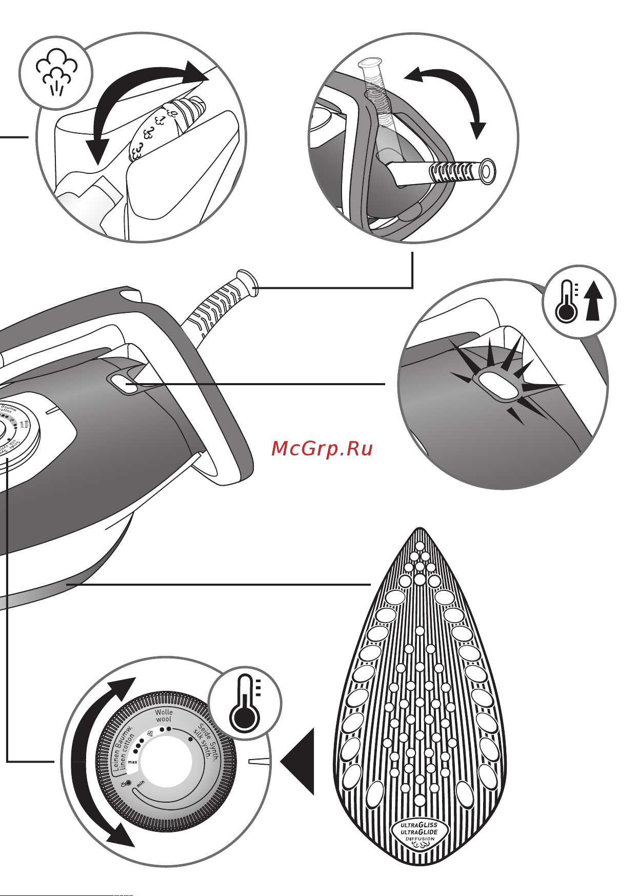 Tefal FV4591E0 ULTRAGLISS Руководство по эксплуатации онлайн [4/75] 733186