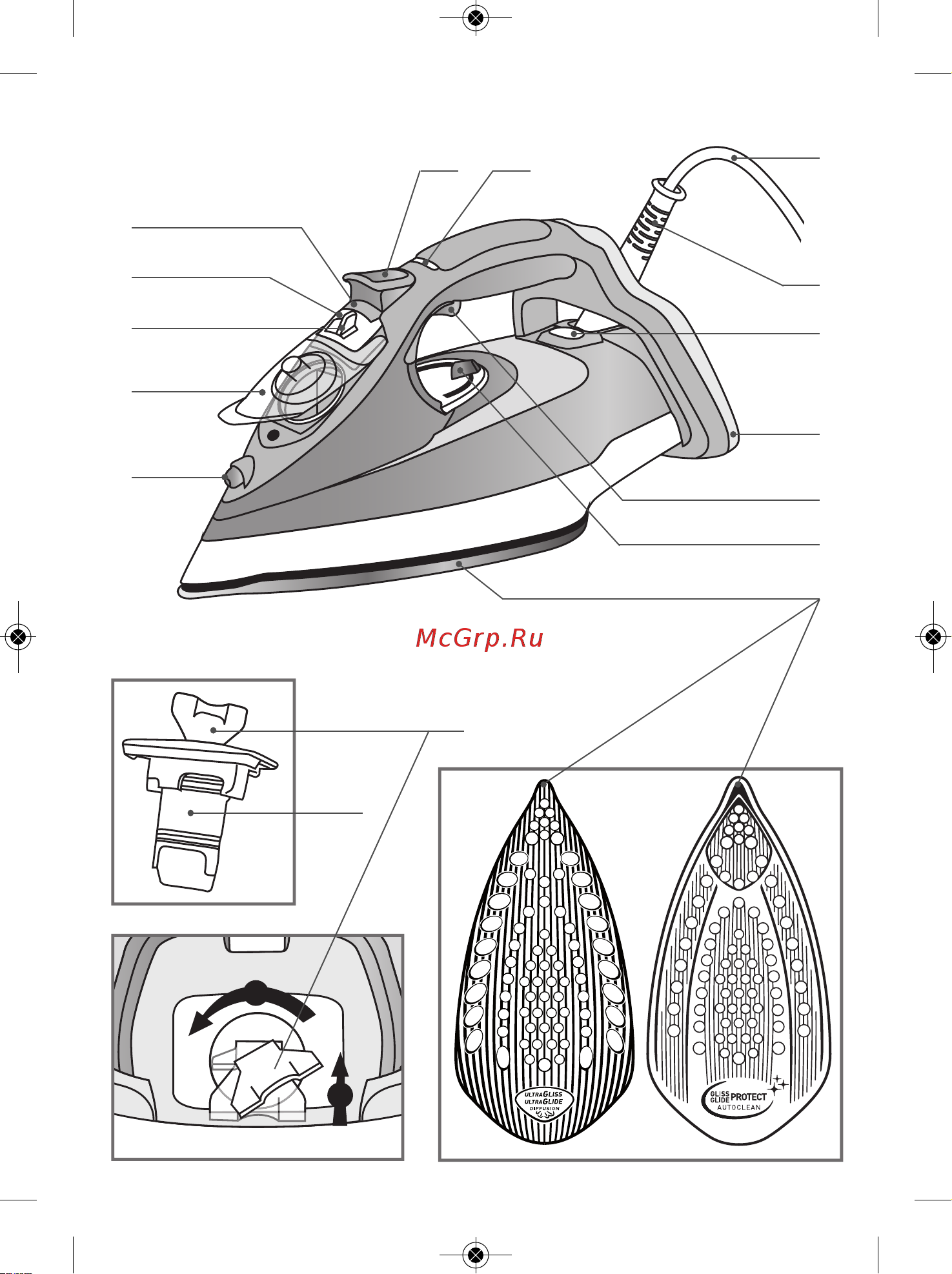 Tefal FV9621E0 Ultimate Anti-Calc Руководство по эксплуатации онлайн [2/19] 733225