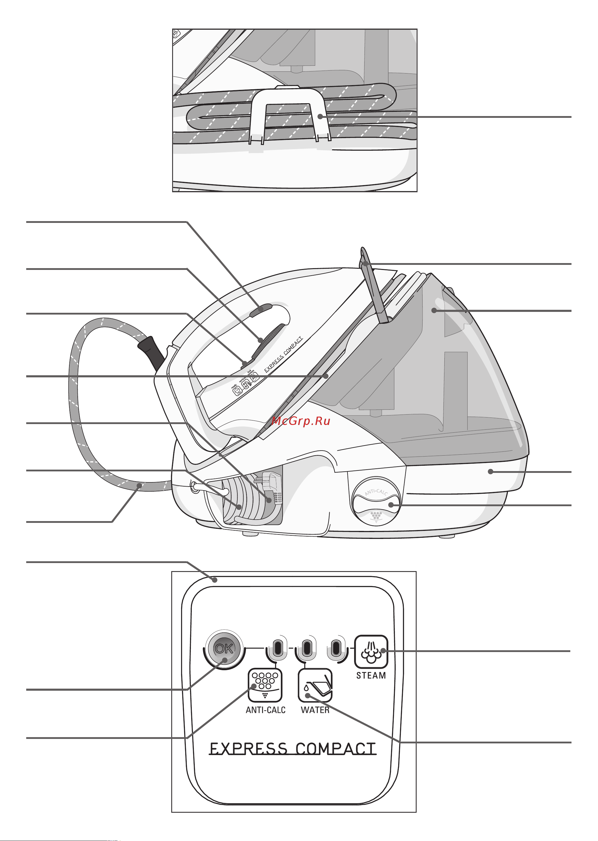 Tefal GV7085E2 EXPRESS Руководство по эксплуатации онлайн [2/131] 733259