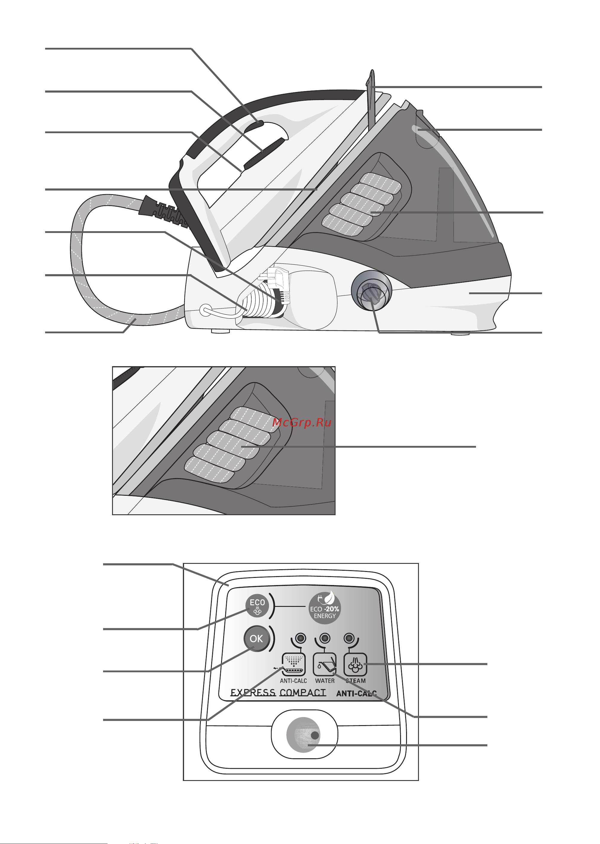 Tefal GV7340E0 Express Compact Руководство по эксплуатации онлайн [2/134] 733267