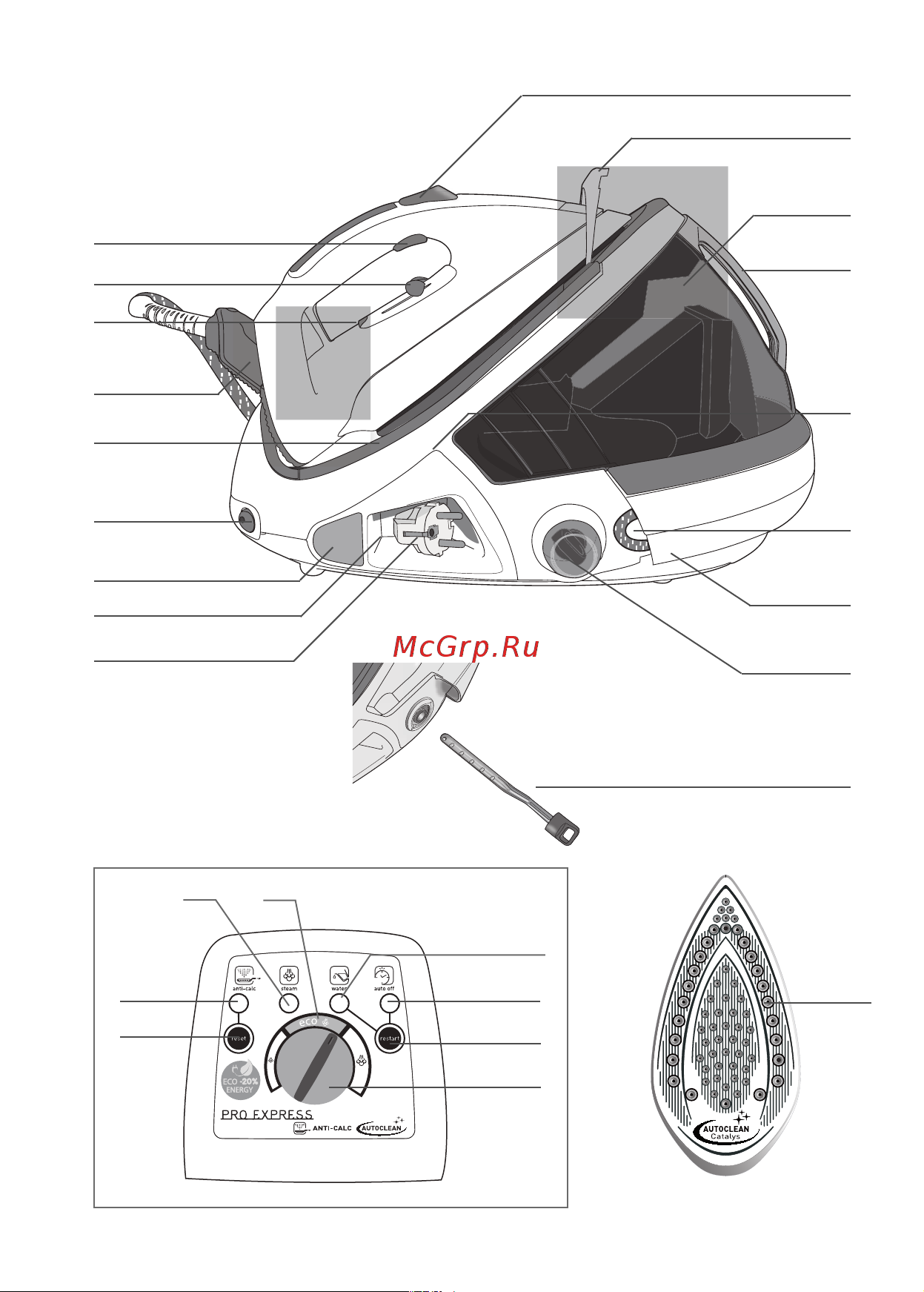 Tefal GV8430E0 PRO EXPRESS ANTI-CALC AUTOCLEAN Руководство по эксплуатации онлайн [2/171] 733280