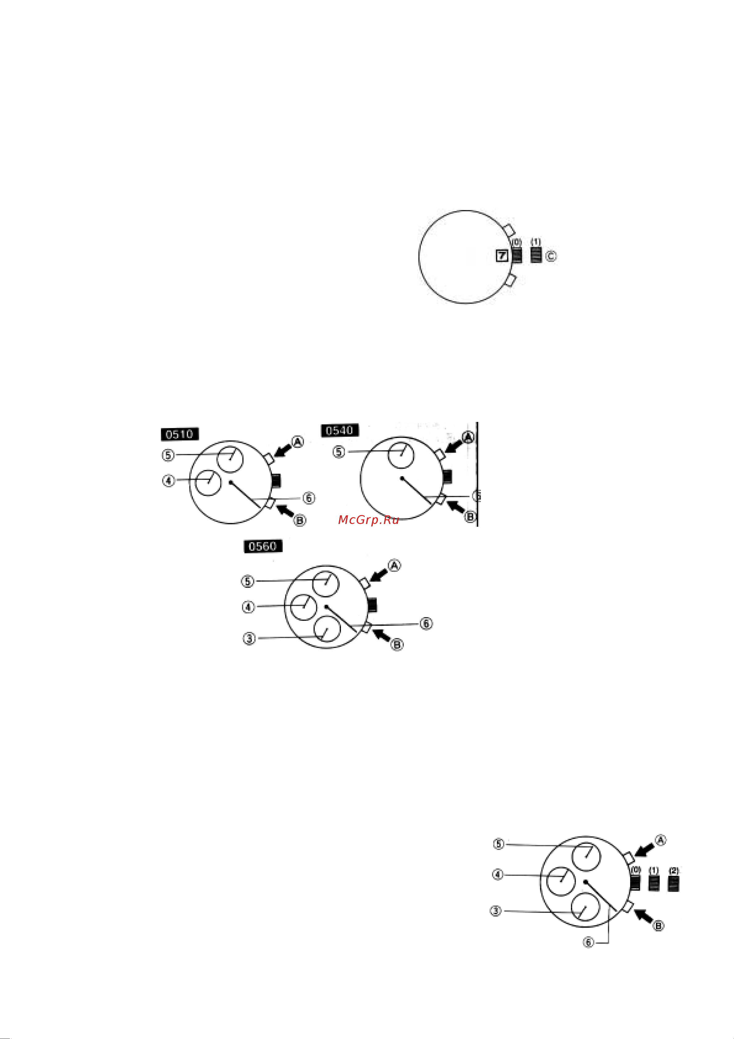 Citizen AN0754-60E [2/4] Выставление хронографа
