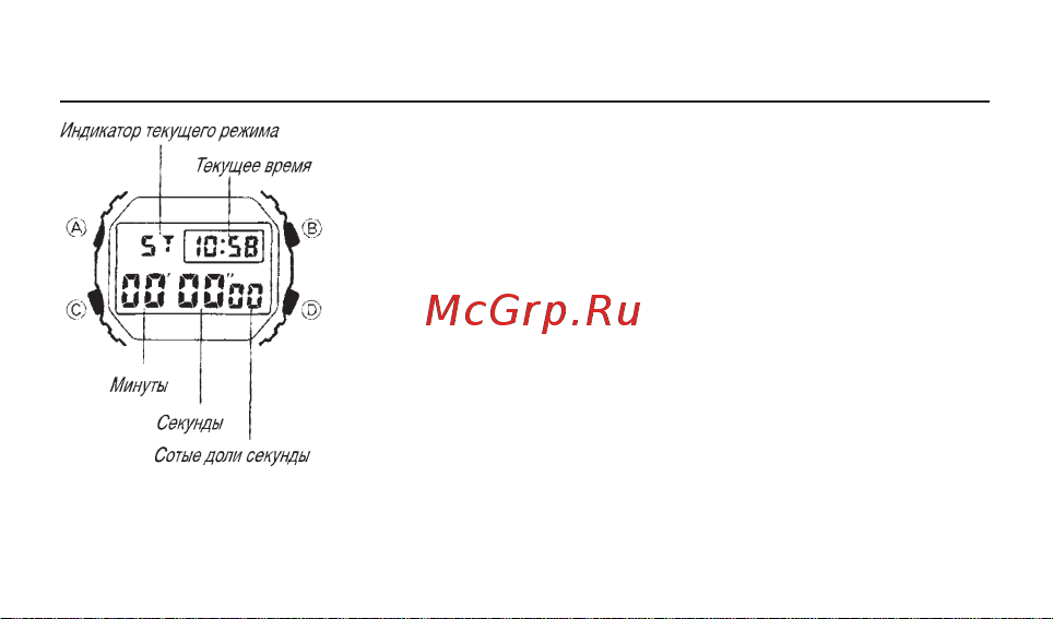 Casio DW-5600E-1VER [32/36] Режим секундомера