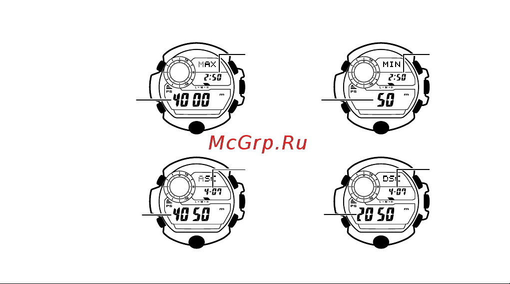 Casio GW-9400-1ER [119/168] Записи об изменении высоты