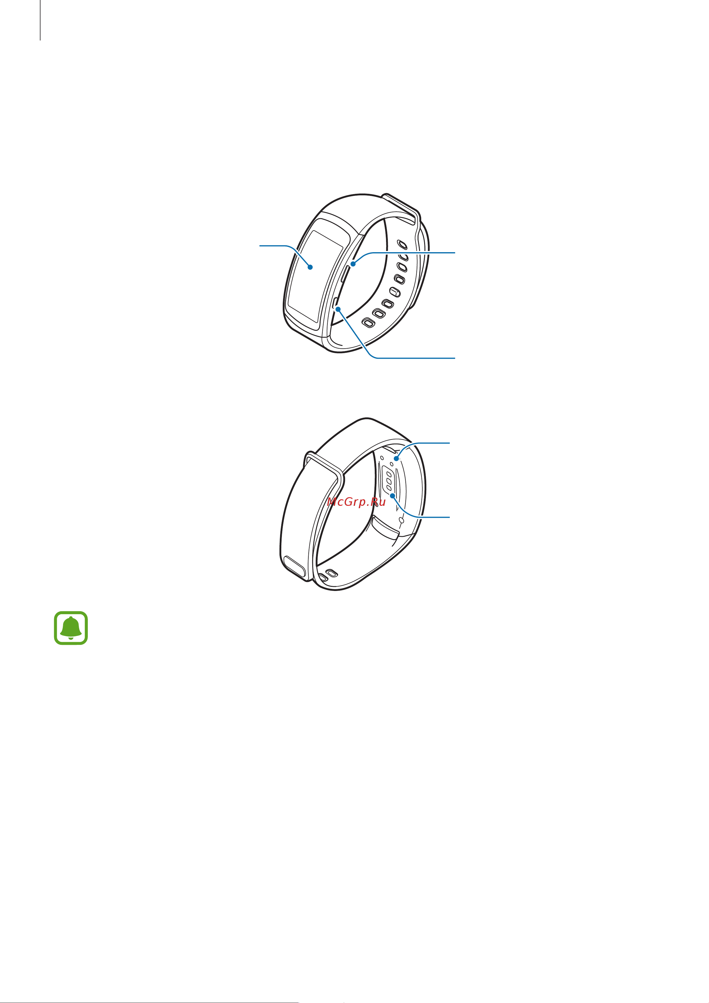 Samsung SM-R360 Gear Fit2 [7/62] Внешний вид устройства