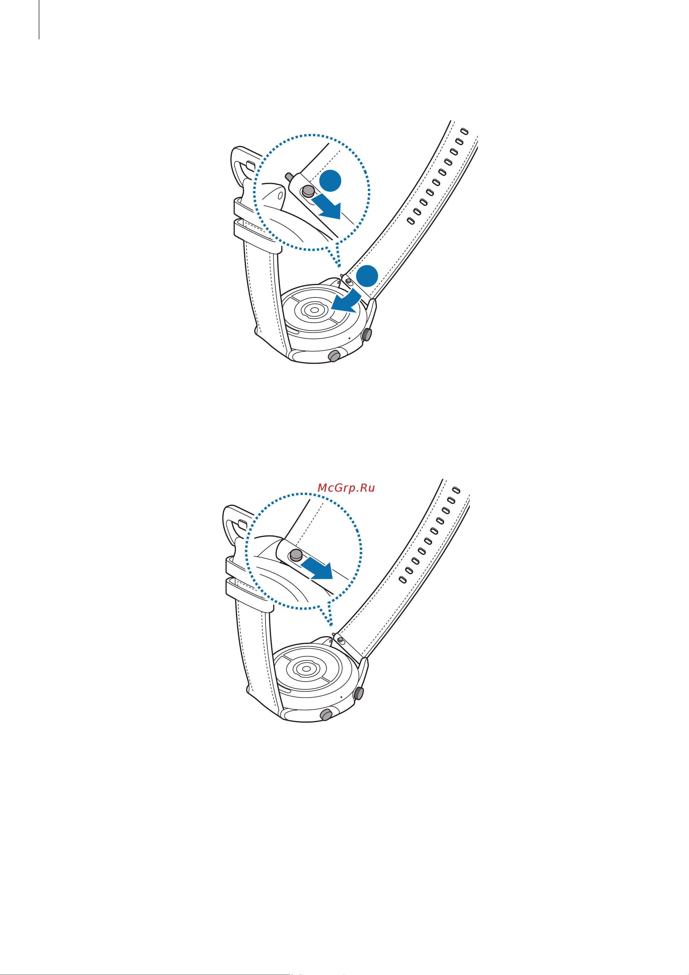 Samsung SM-R840 Galaxy Watch3 45мм Титан [21/133] Замена ремешка