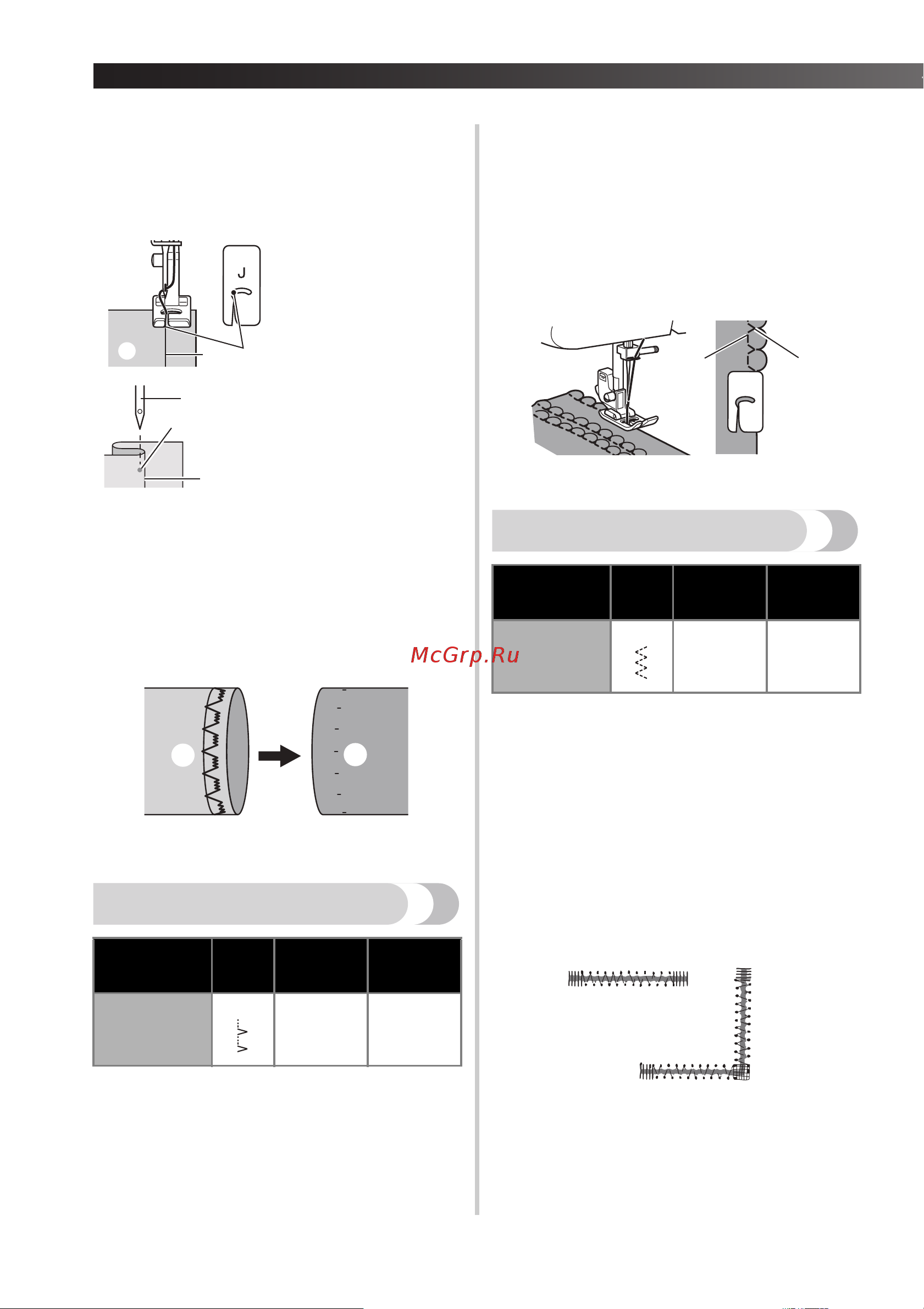 Brother ArtCity 200 [30/48] Эластичные строчки