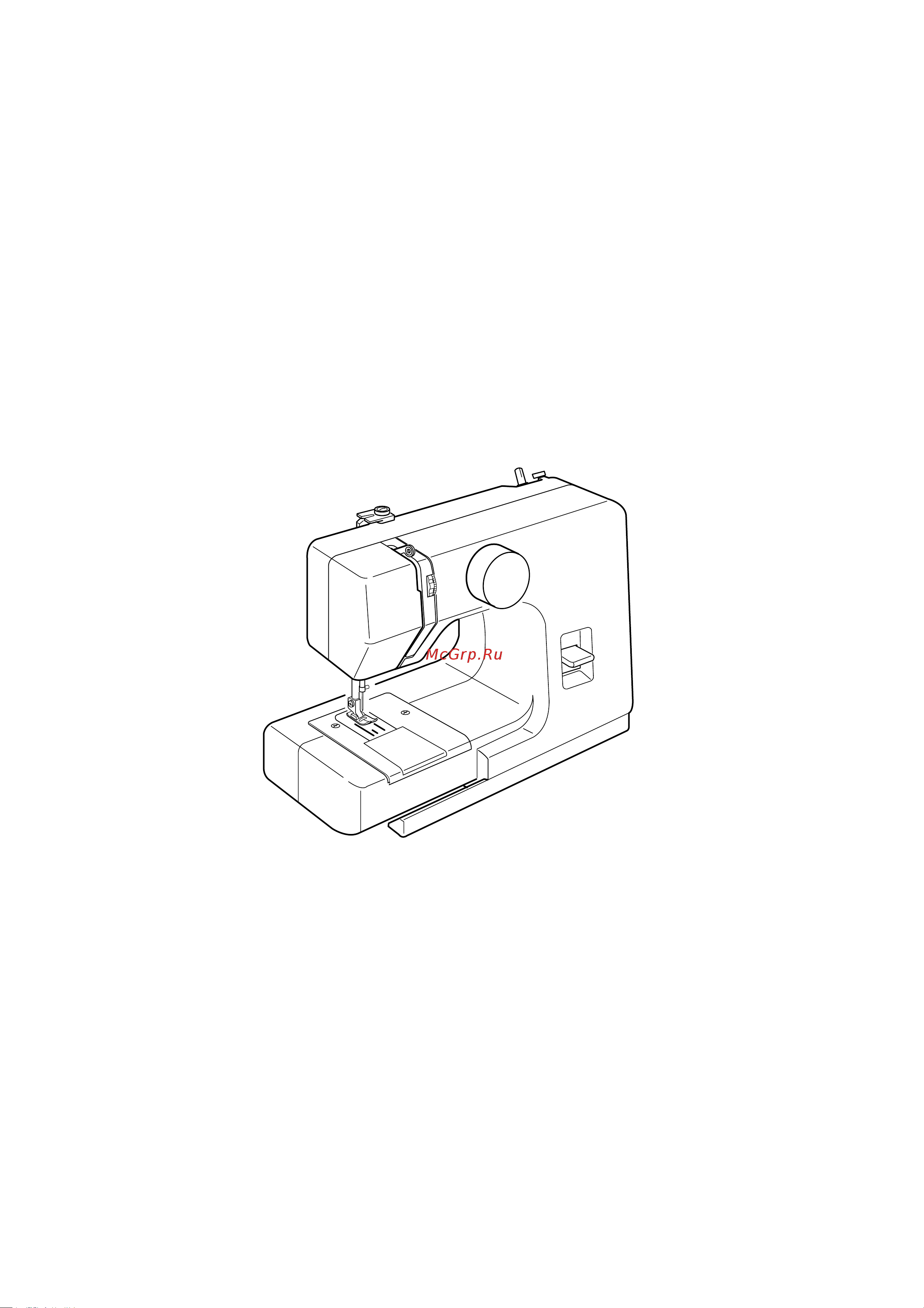 Janome Sew Mini Руководство по эксплуатации онлайн