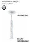 Philips HX8911 Sonicare HealthyWhite+ Руководство по эксплуатации