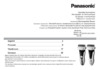 Panasonic ES-RF41 Руководство по эксплуатации