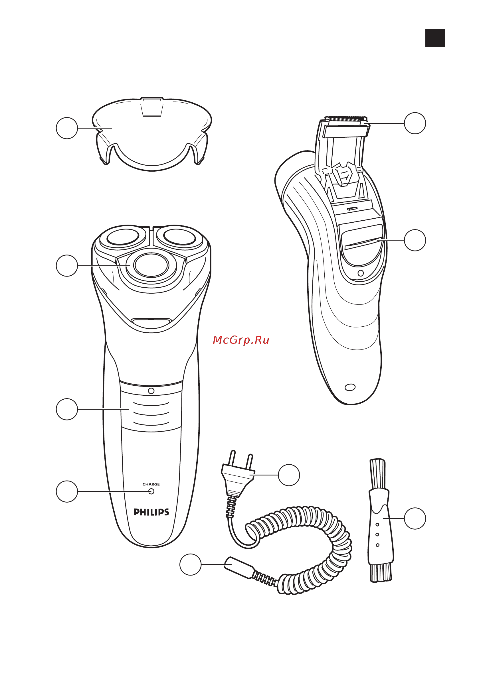 Philips HQ6927 Руководство по эксплуатации онлайн [2/12] 734619
