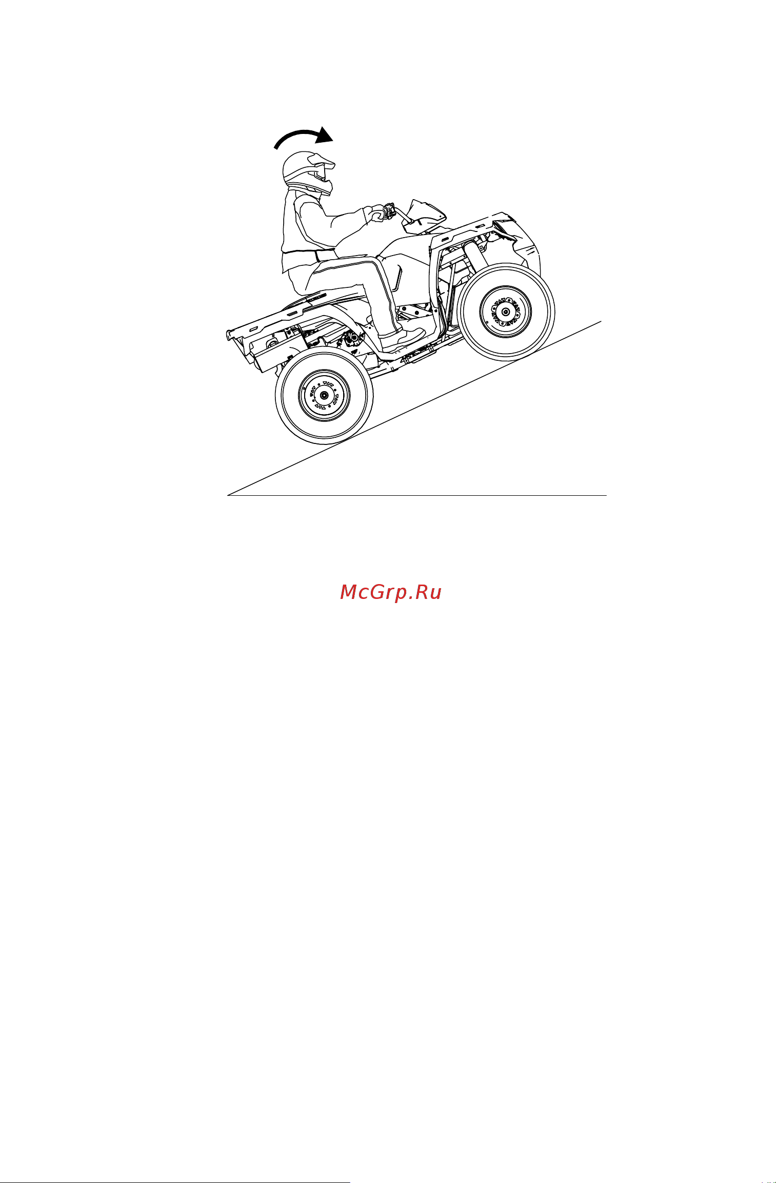Polaris SPORTSMAN 500 H.O. (2013) [51/130] Движение вверх по склону