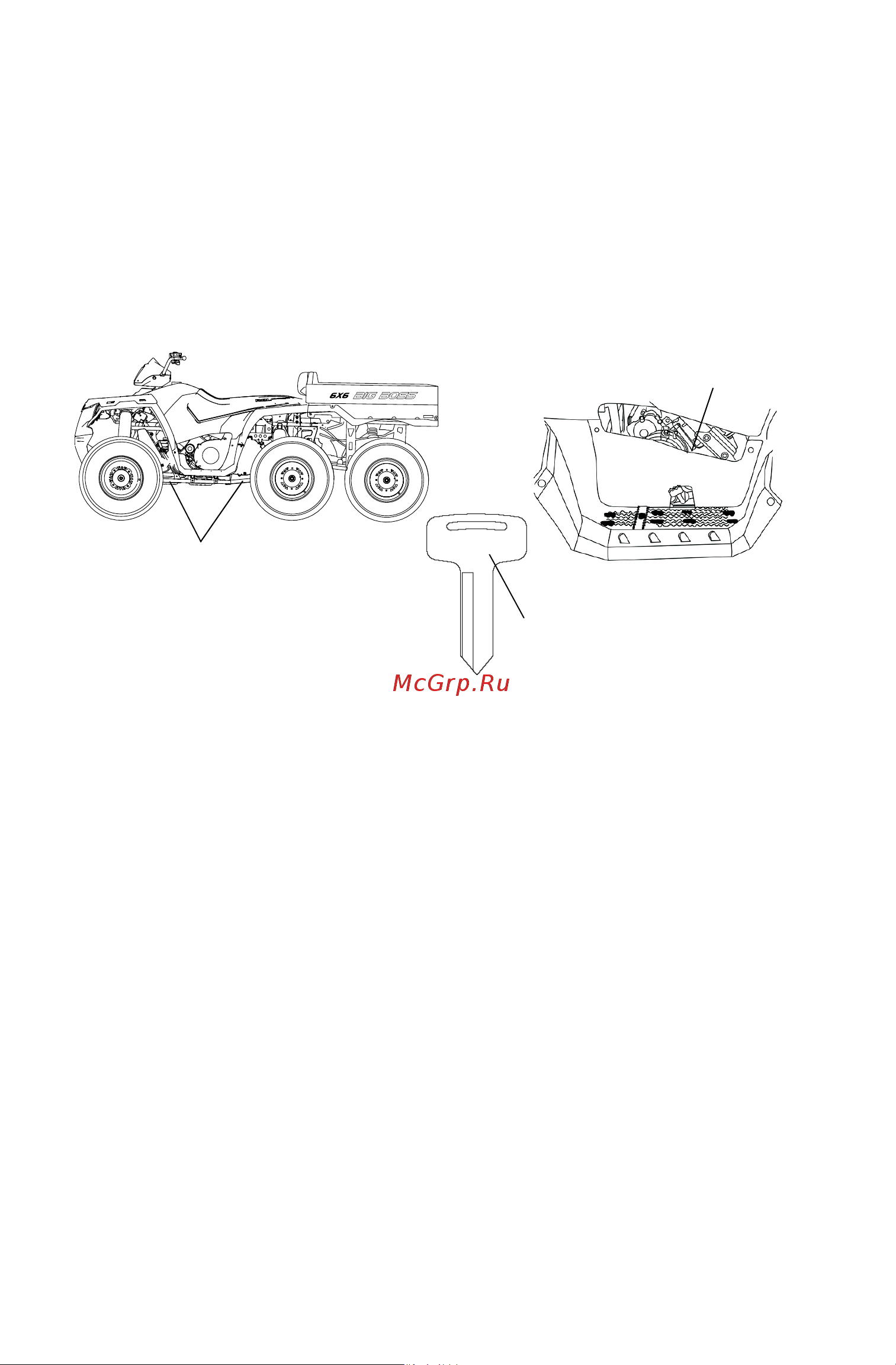 Polaris Industries Inc SPORTSMAN 800 BIG BOSS 6X6  2013 [6/134] Идентификационные номера