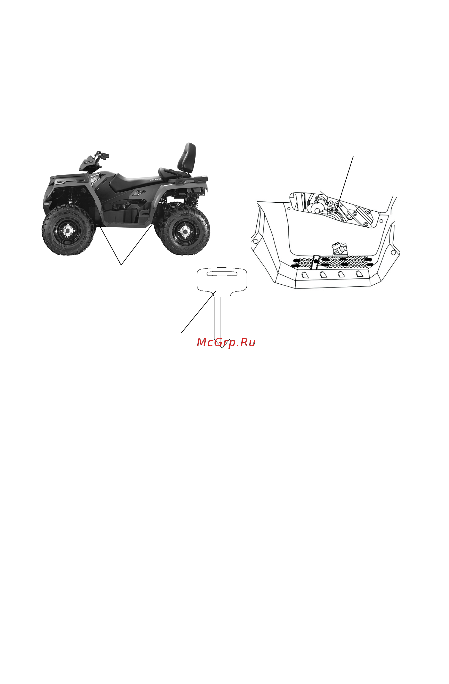 Polaris SPORTSMAN TOURING 500 H. O. (2012) [6/133] Идентификационные номера