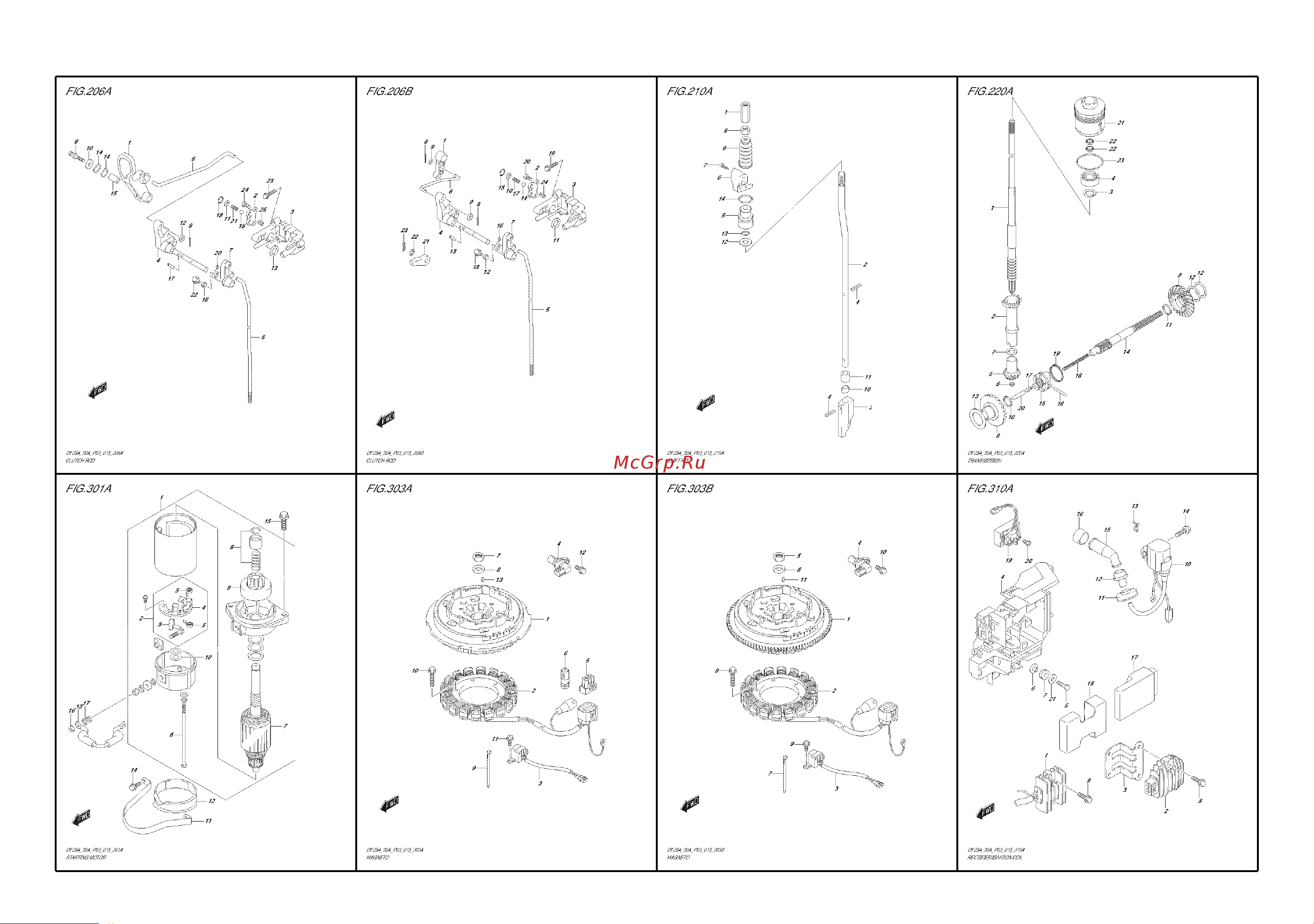 Suzuki DF25AL [7/91] Fig 06a fig 10a