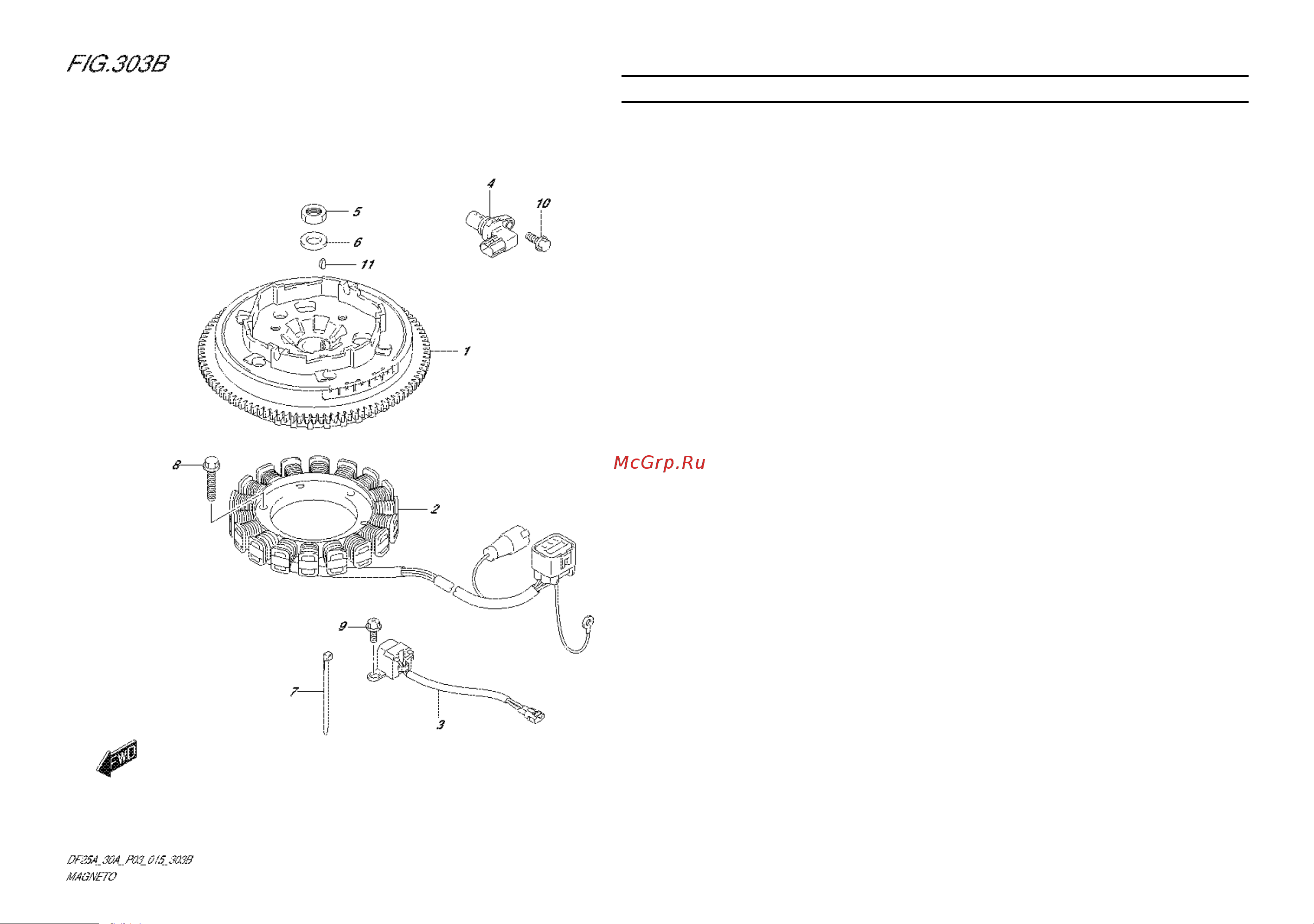 Suzuki DF25ARS [37/91] Fig 03b magneto electric starter