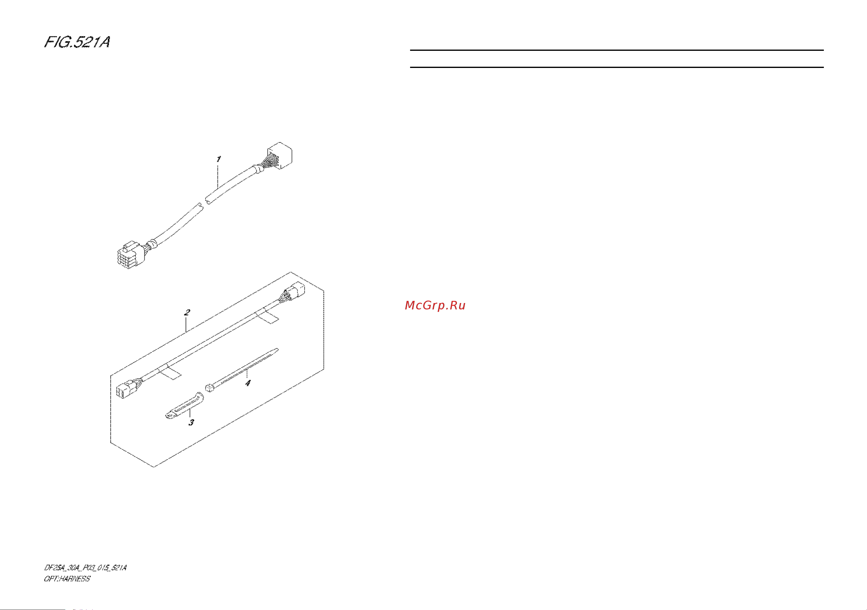 Suzuki DF25ARS [75/91] Fig 21a opt harness df25ar p03