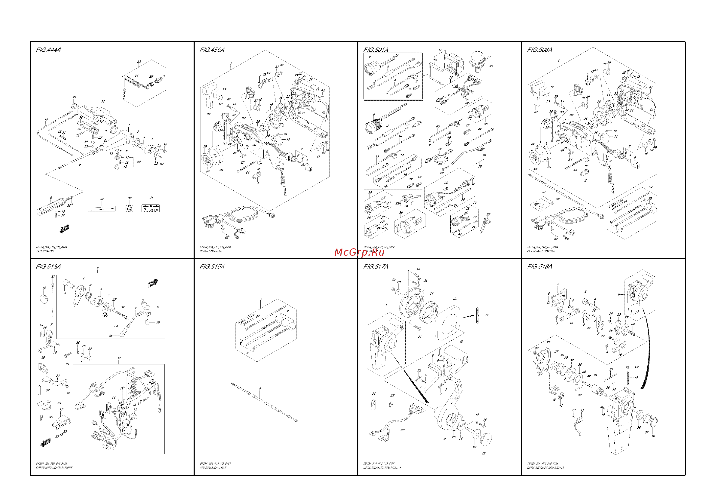 Suzuki DF25AS [10/91] Fig 44a fig 18a