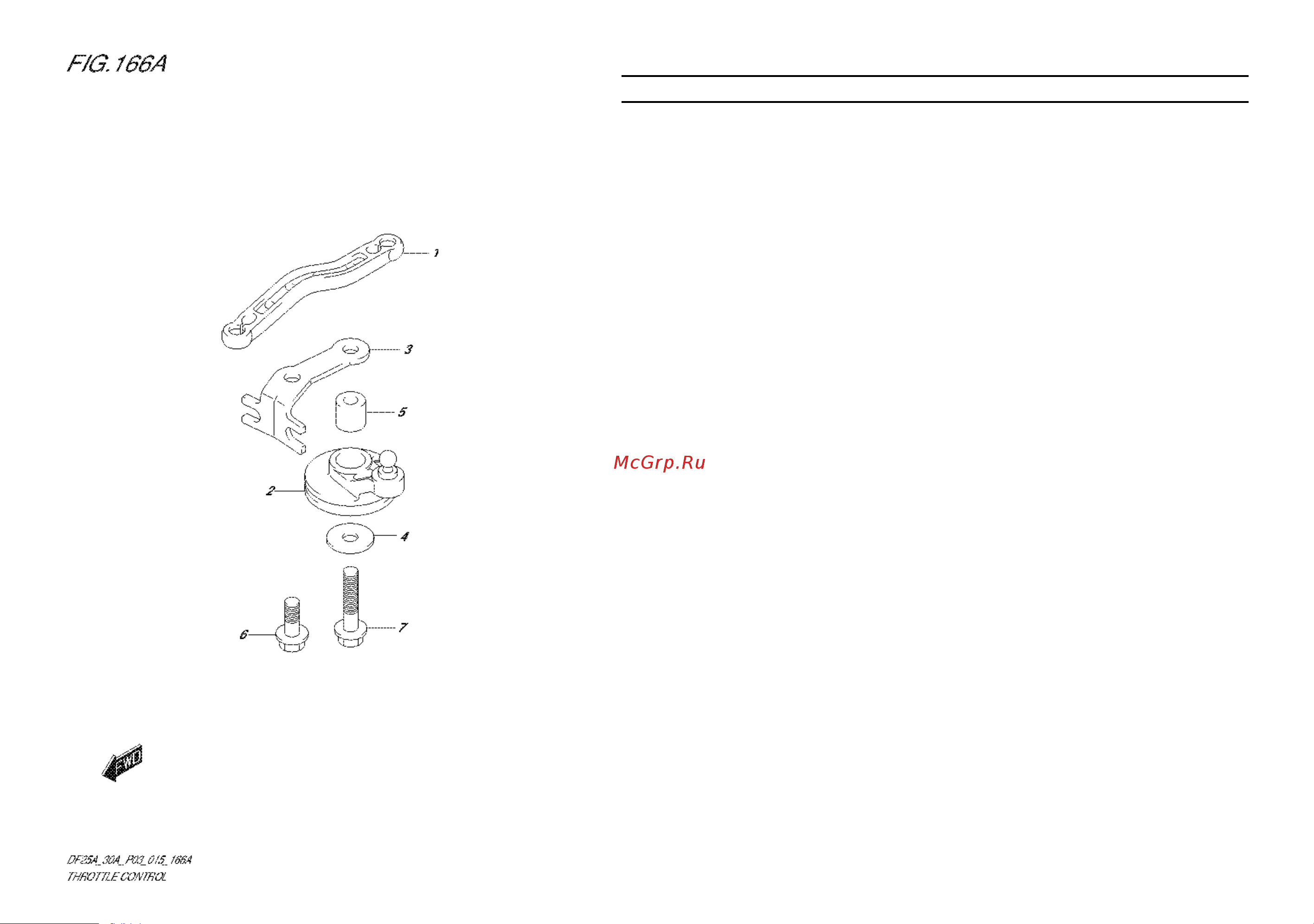 Suzuki DF30ATS [26/91] Fig 66a 1 b 15 throttle control df25a p03