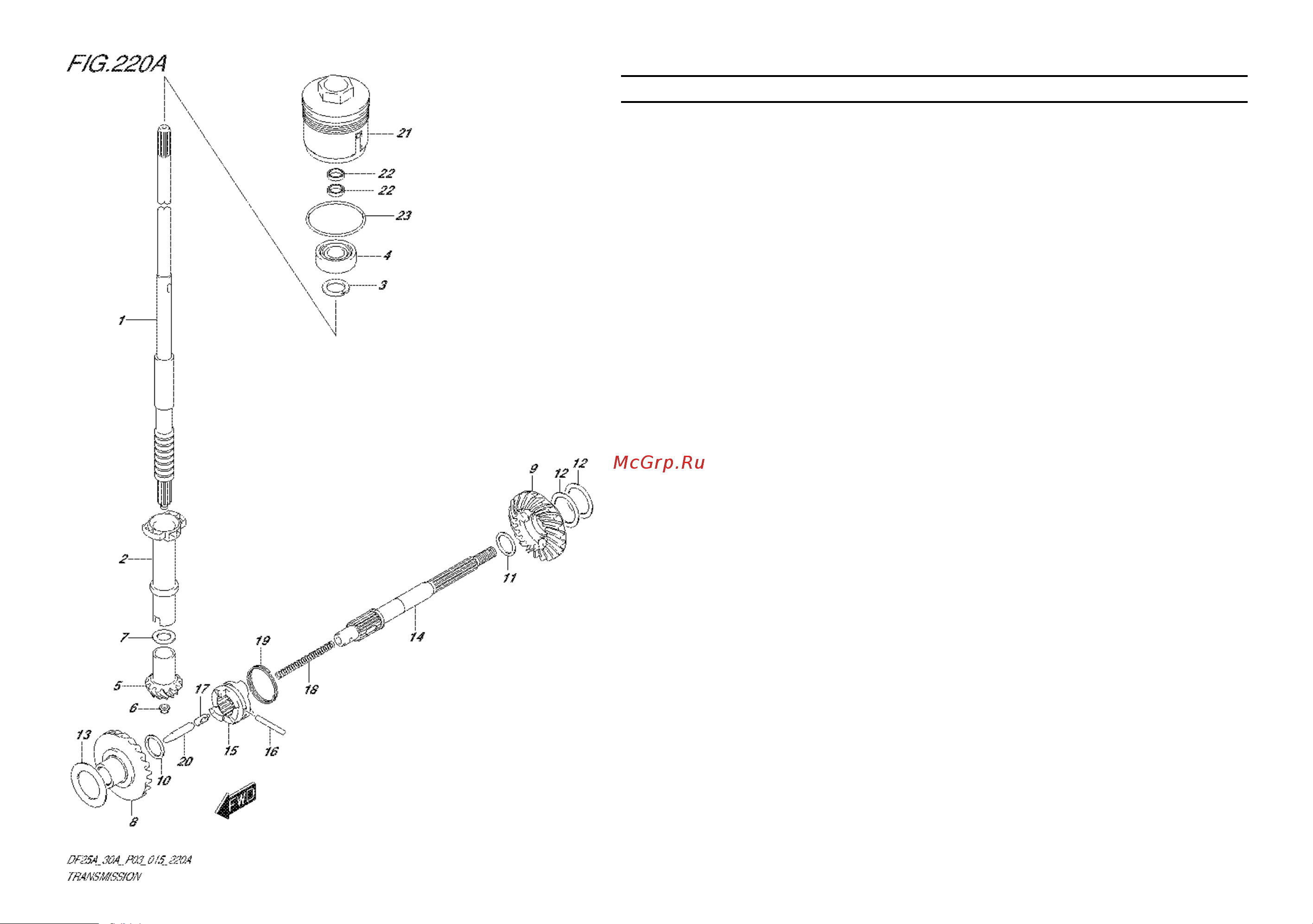 Suzuki DF30ATS [33/91] Fig 20a 1 c 8 transmission
